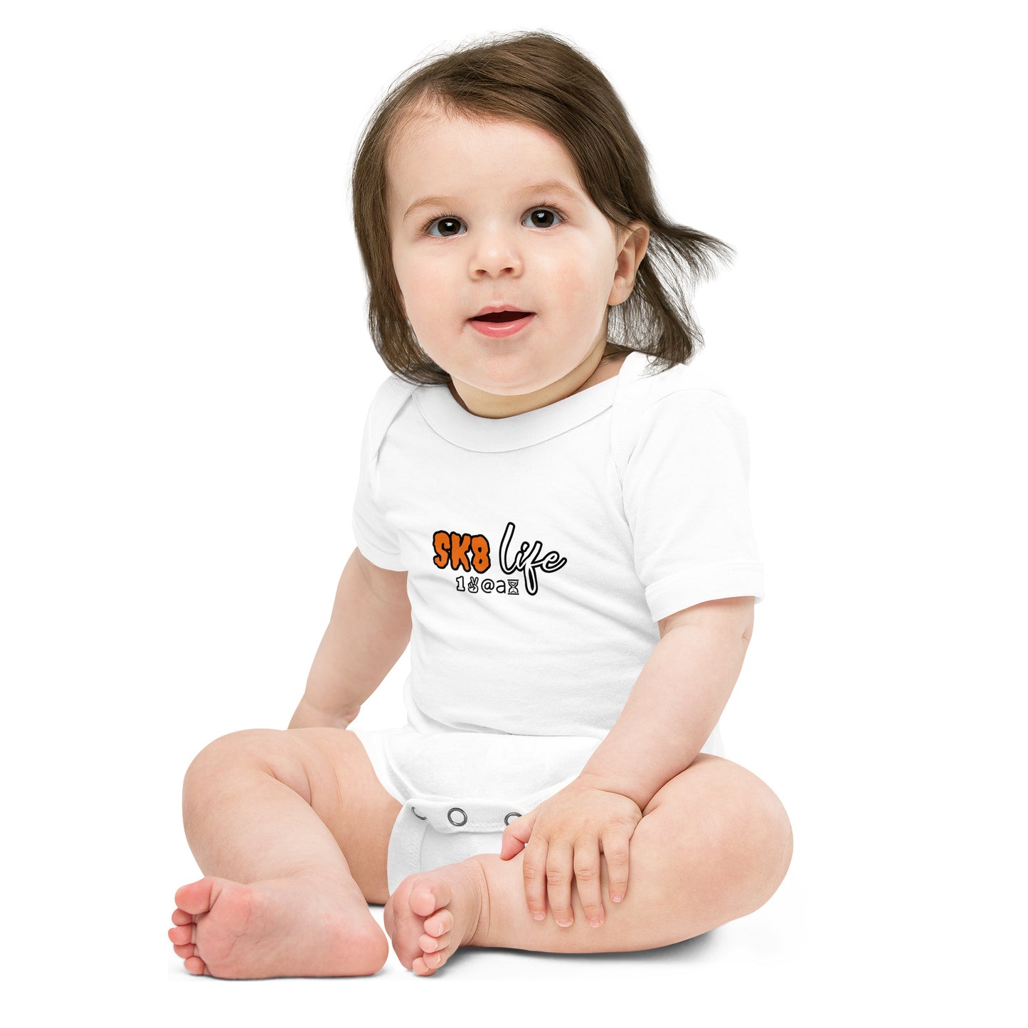 Baby short sleeve one piece "SK8life"