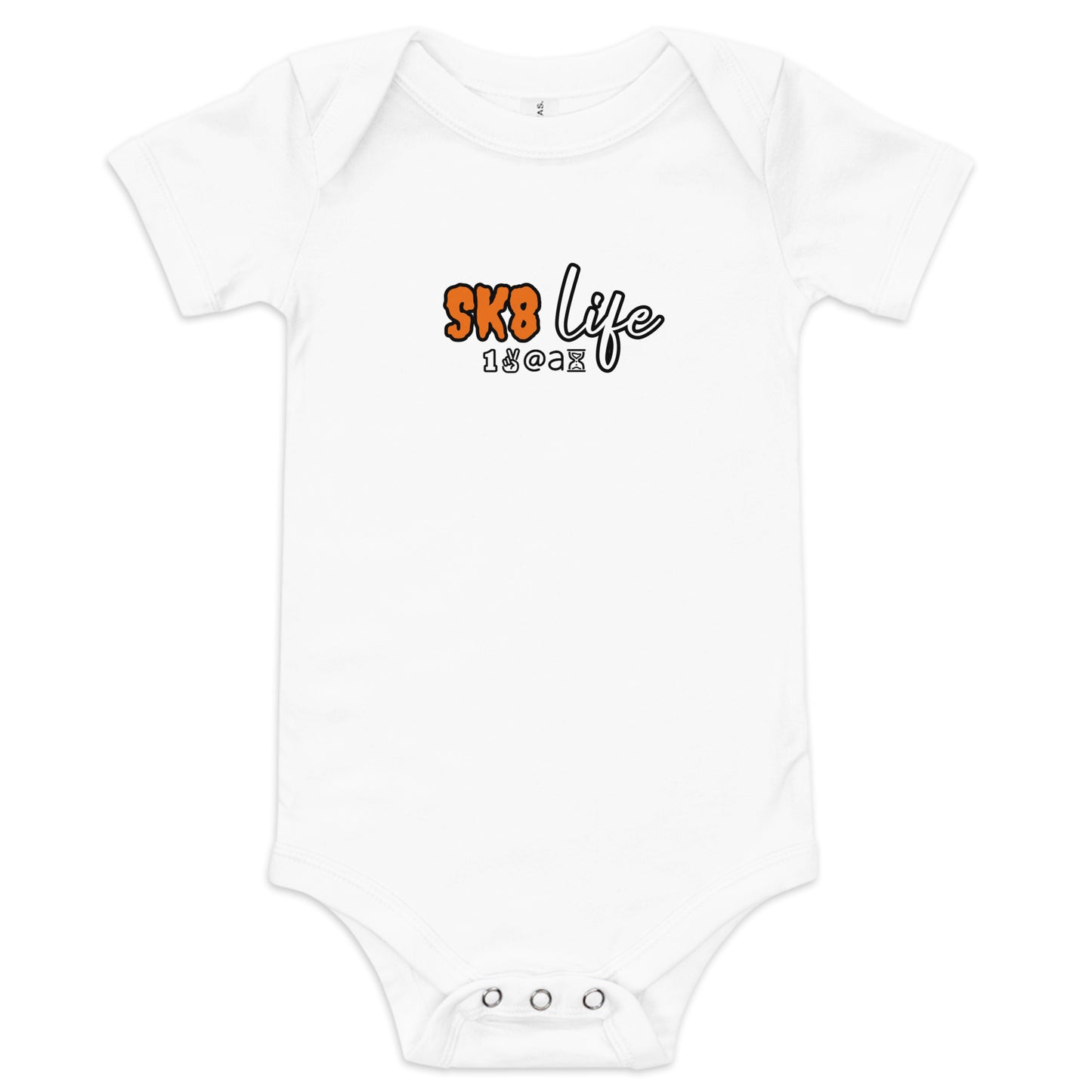 Baby short sleeve one piece "SK8life"