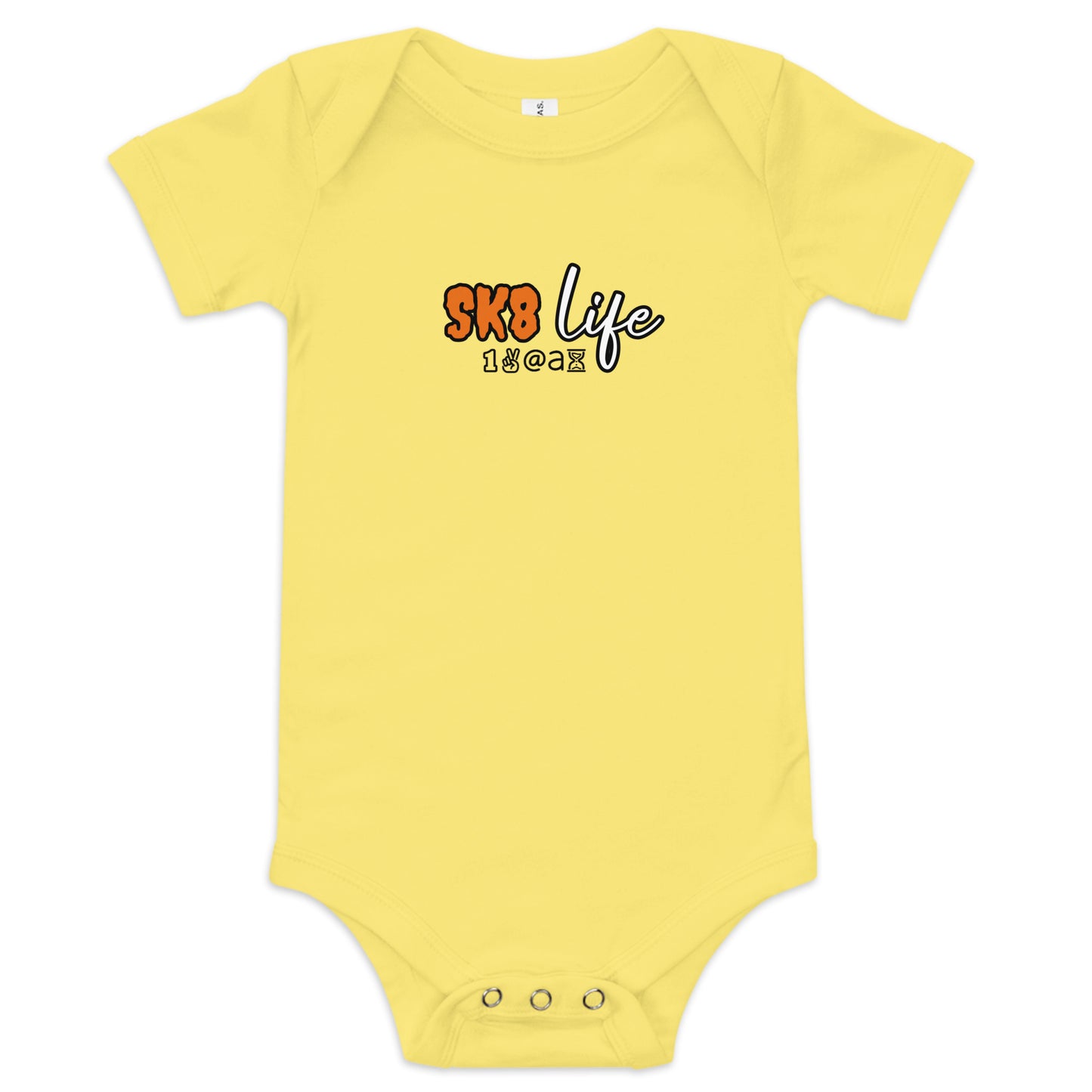 Baby short sleeve one piece "SK8life"