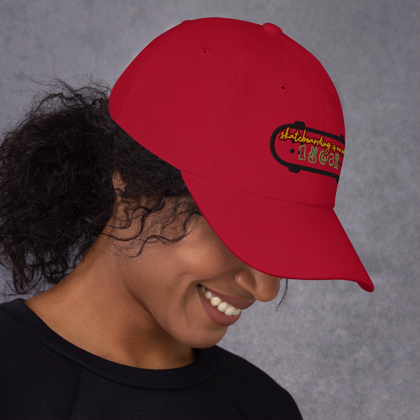 Dad hat "Skateboarding is Art"