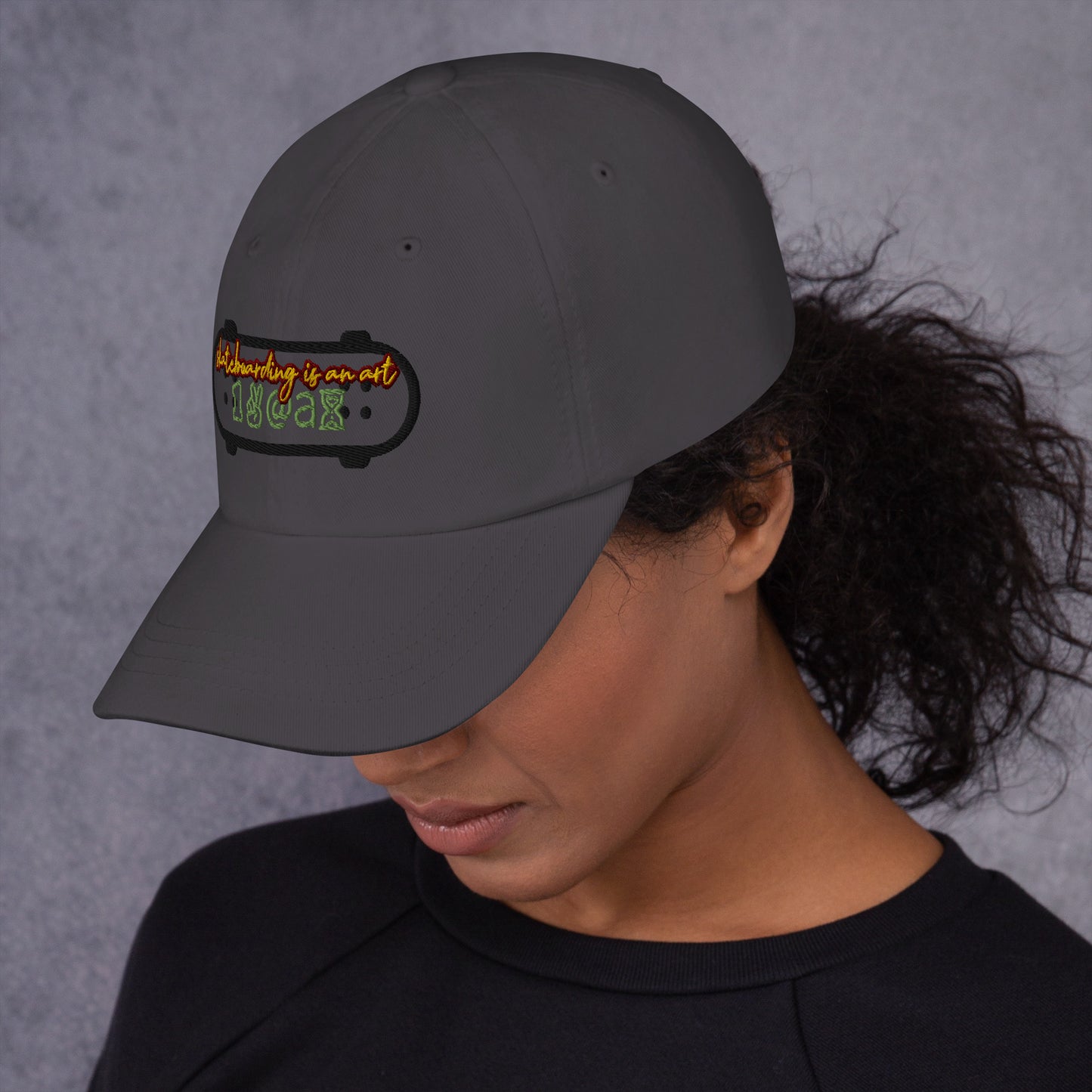 Dad hat "Skateboarding is Art"