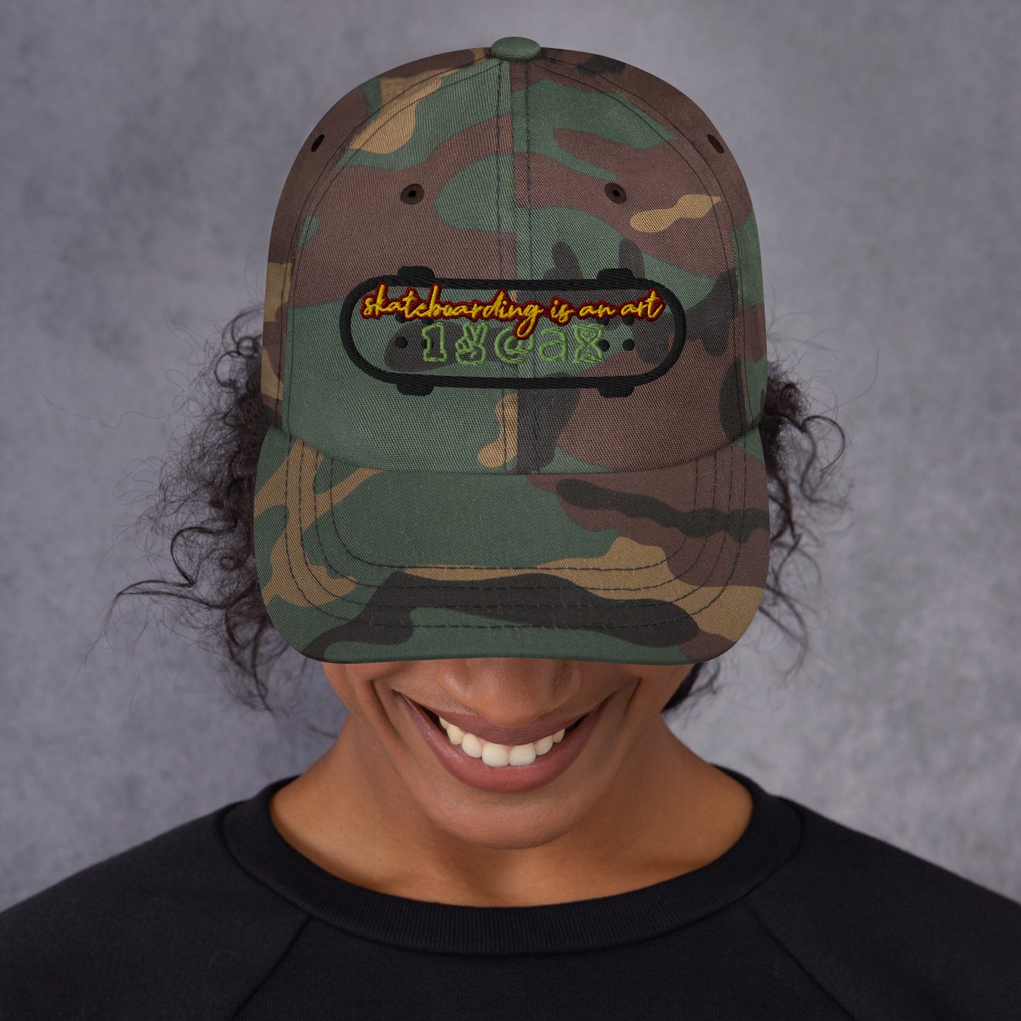 Dad hat "Skateboarding is Art"