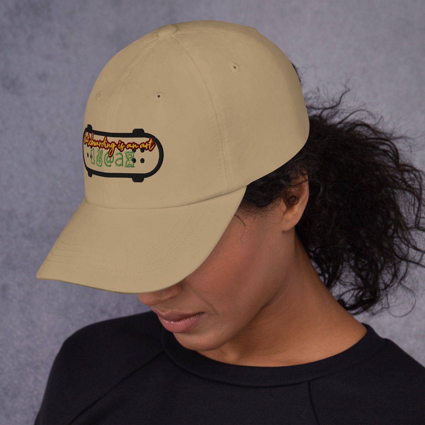 Dad hat "Skateboarding is Art"