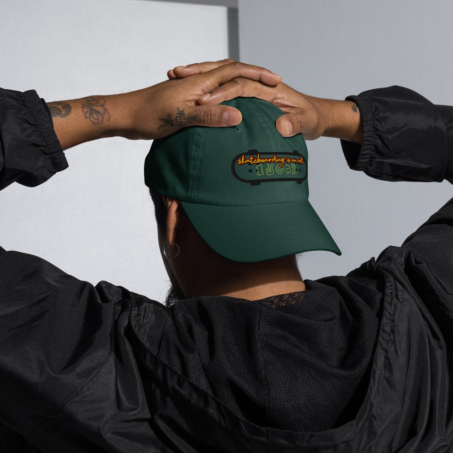 Dad hat "Skateboarding is Art"