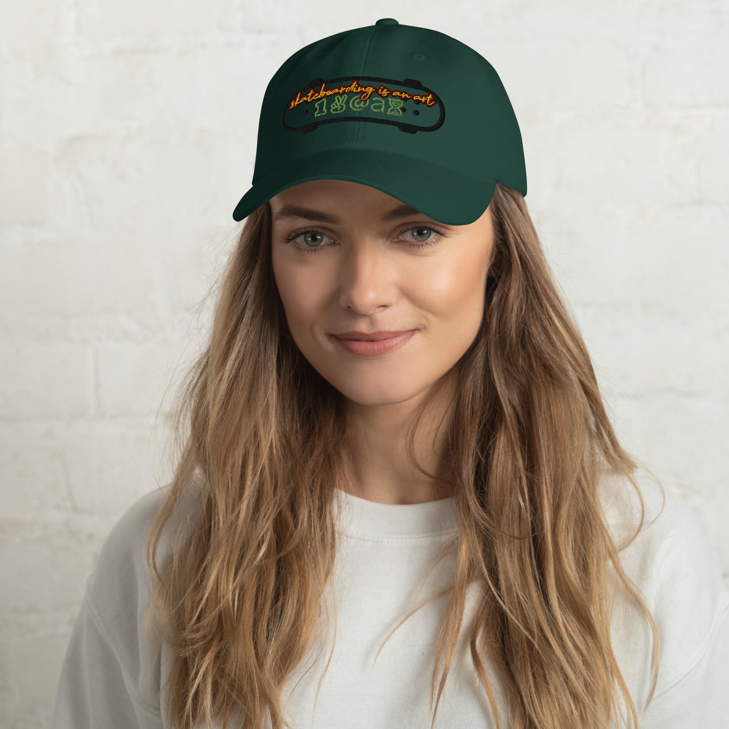 Dad hat "Skateboarding is Art"