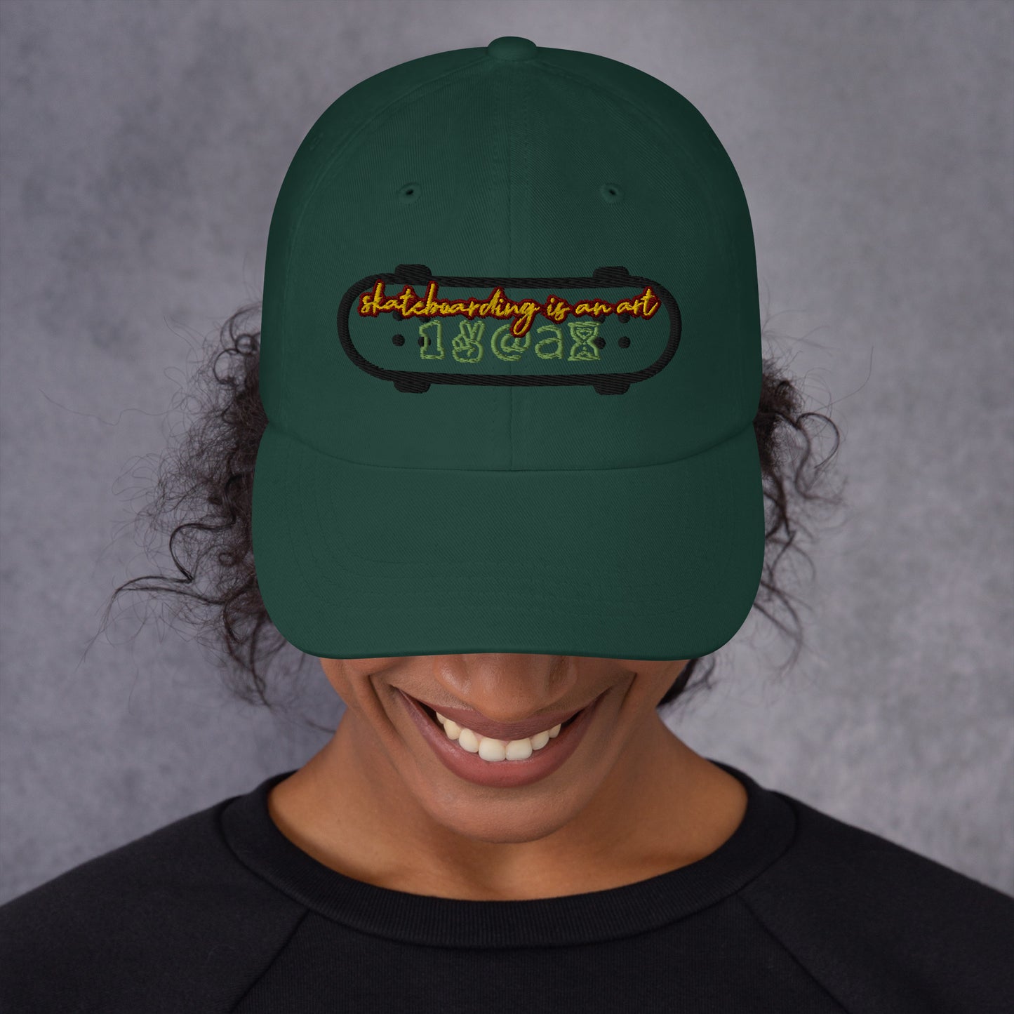 Dad hat "Skateboarding is Art"