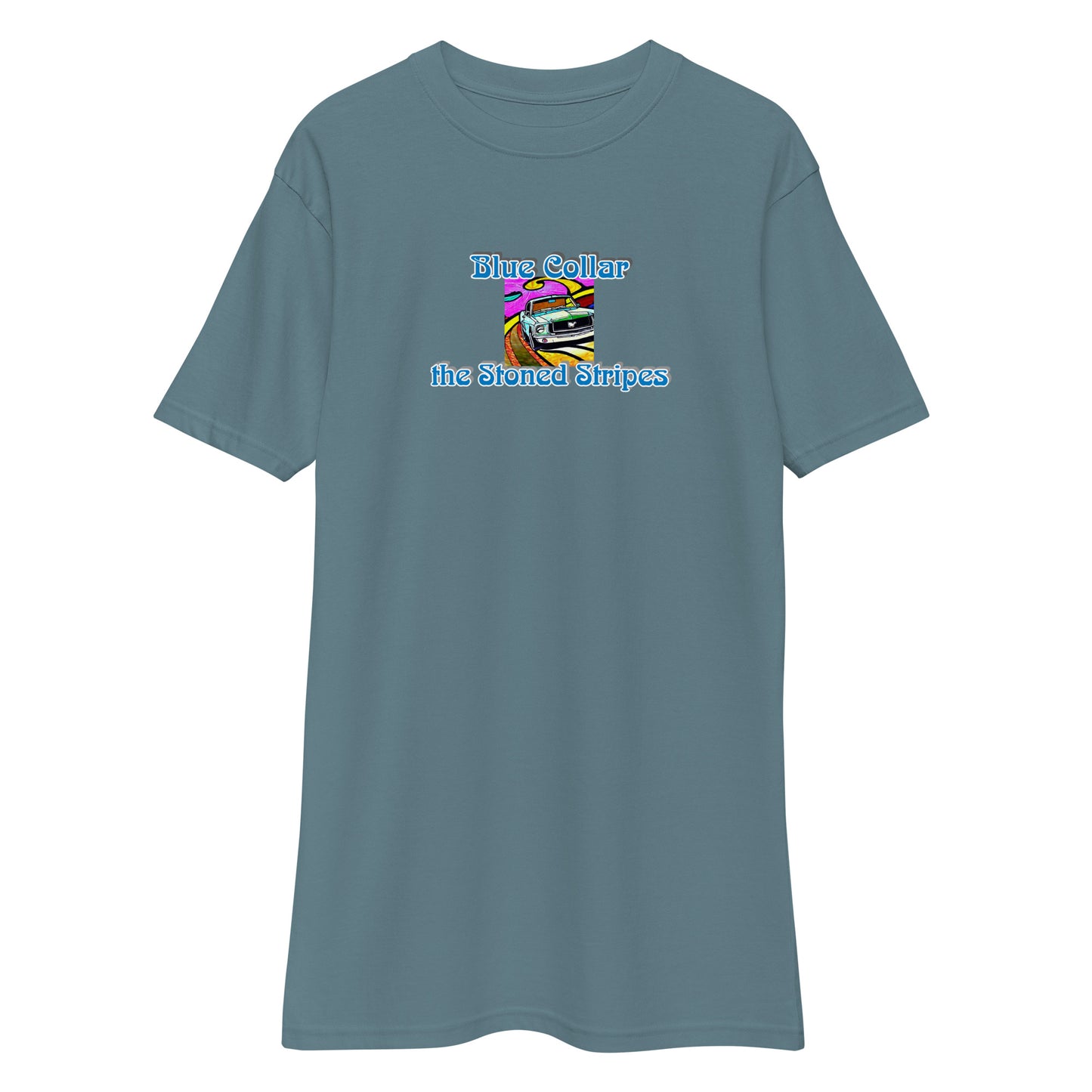 Men’s premium heavyweight tee "Blue Collar"