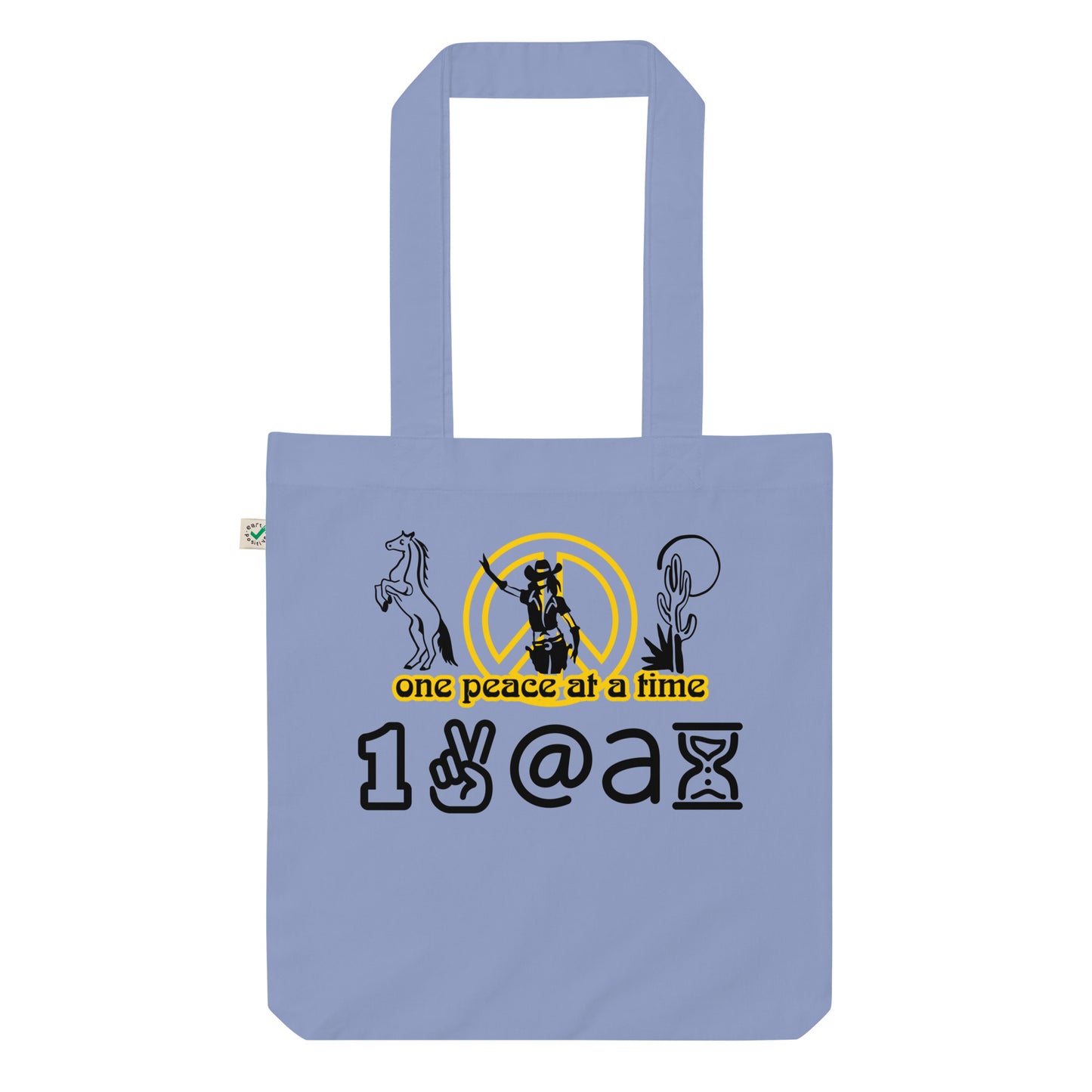 Organic fashion tote bag