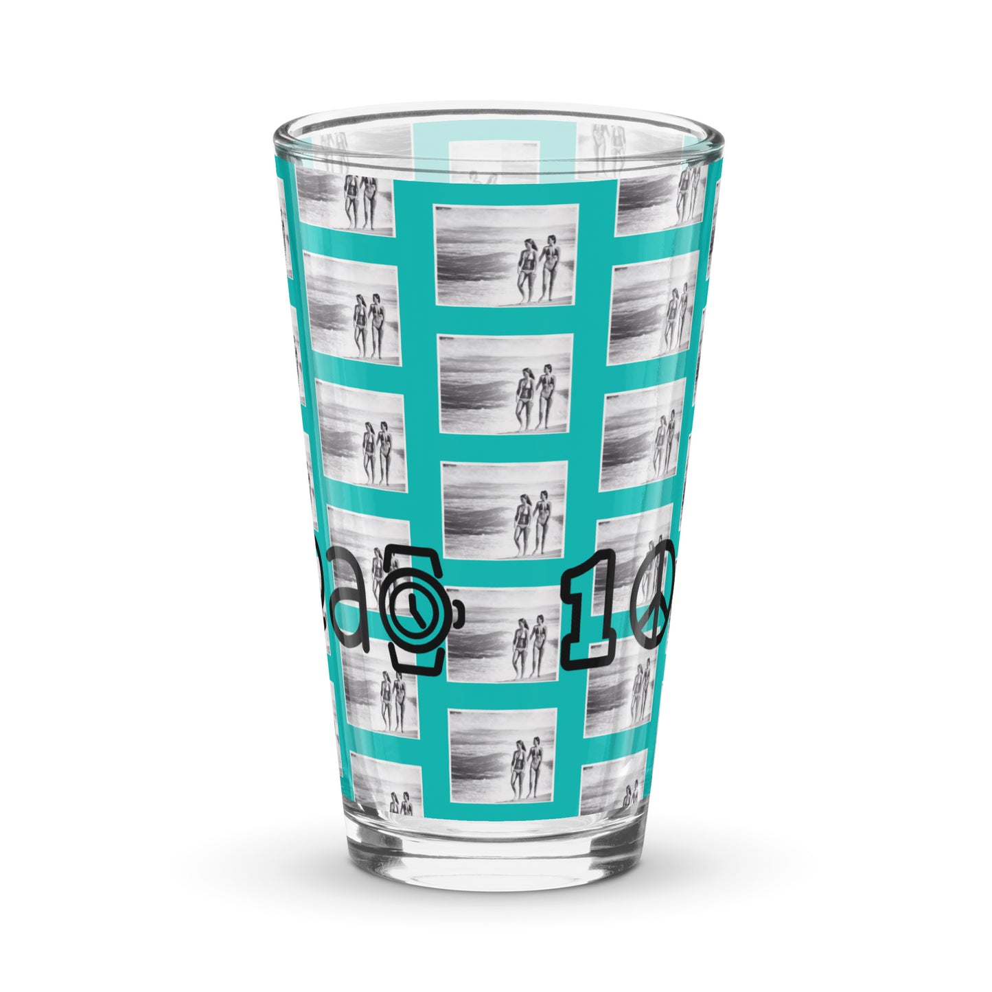 Shaker pint glass