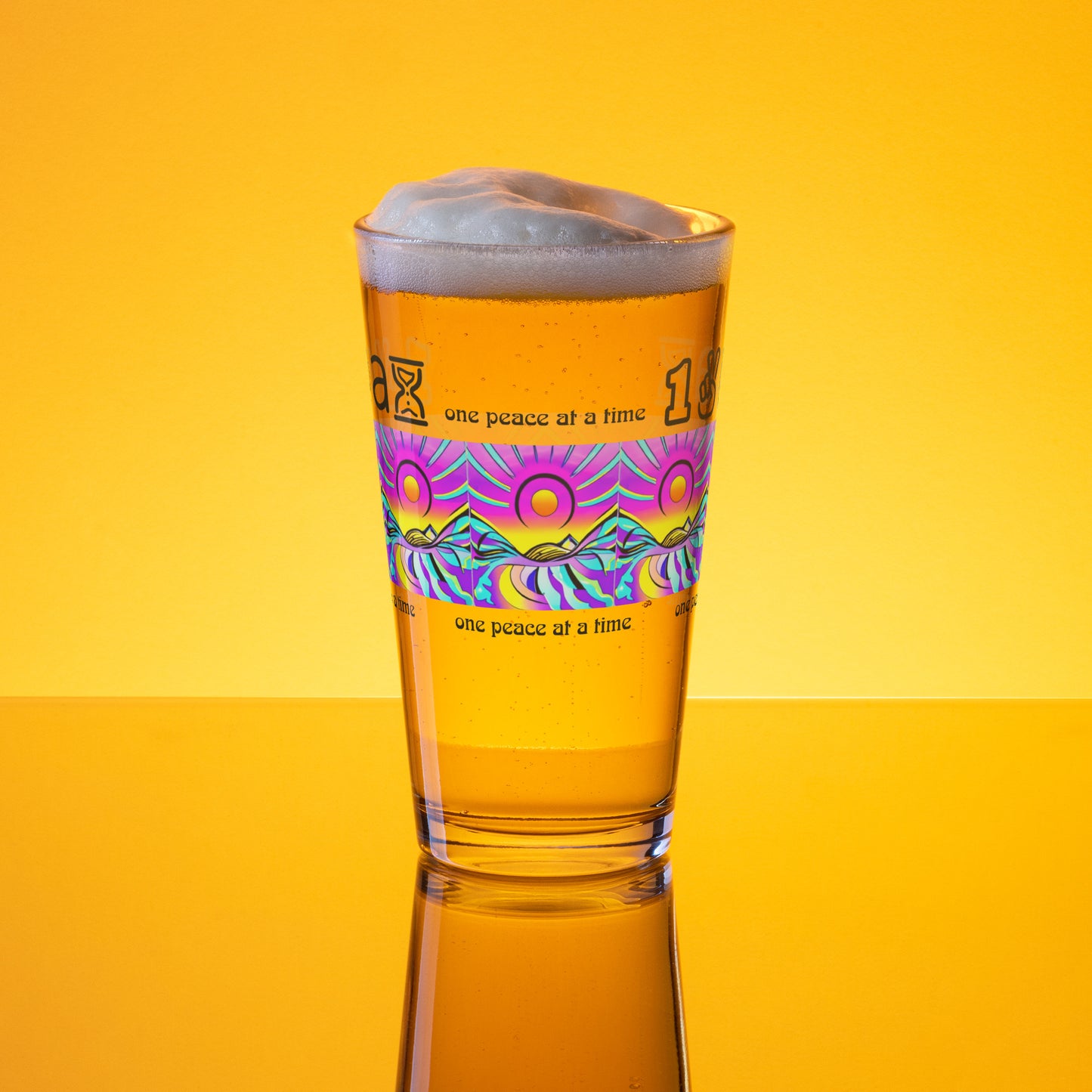 Shaker pint glass