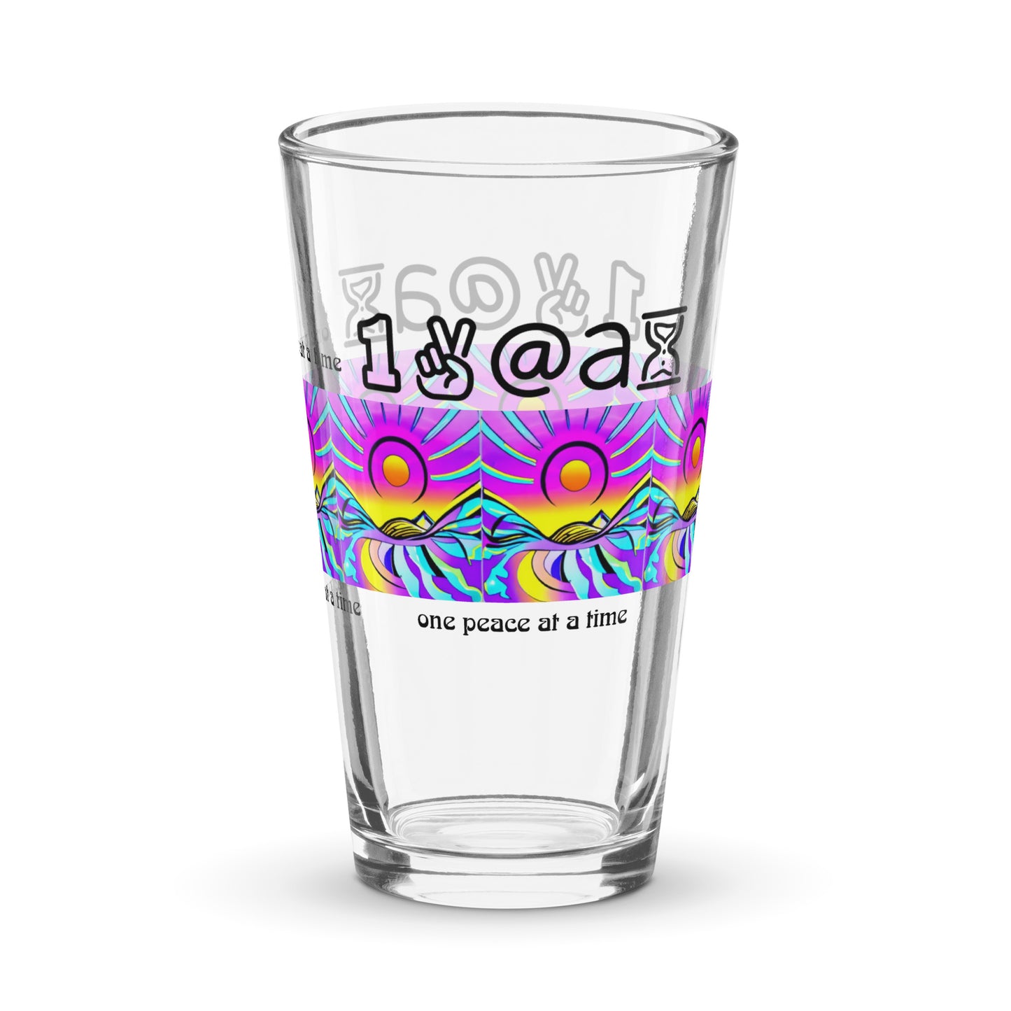 Shaker pint glass