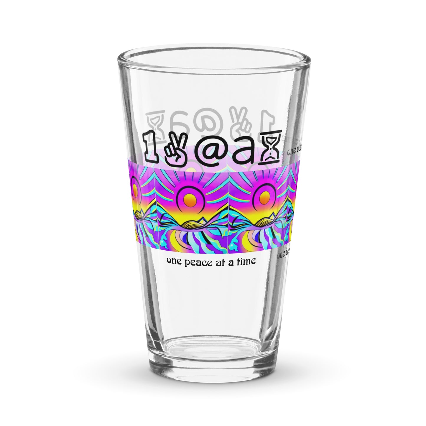 Shaker pint glass