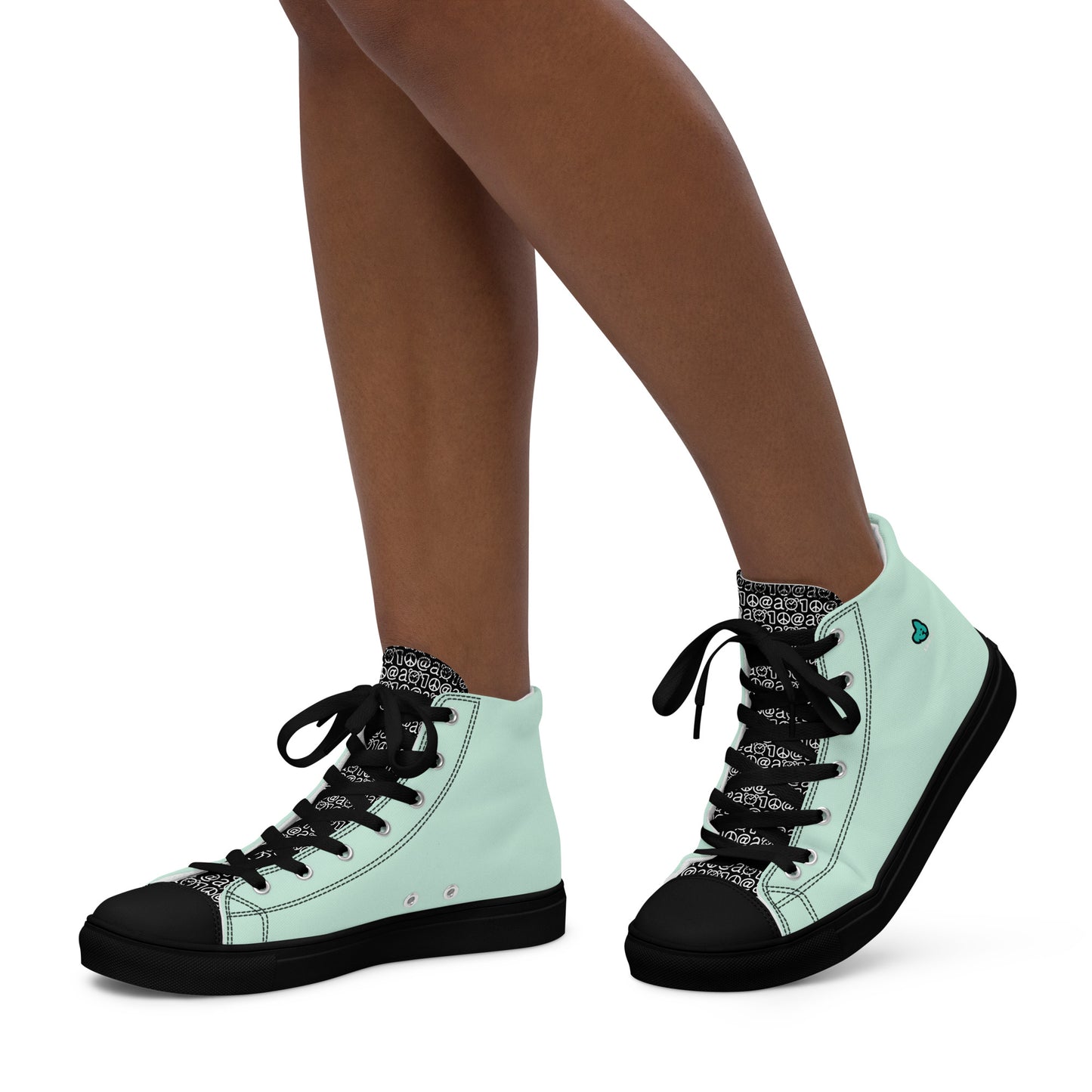 Women’s high top canvas shoes Skateboarding