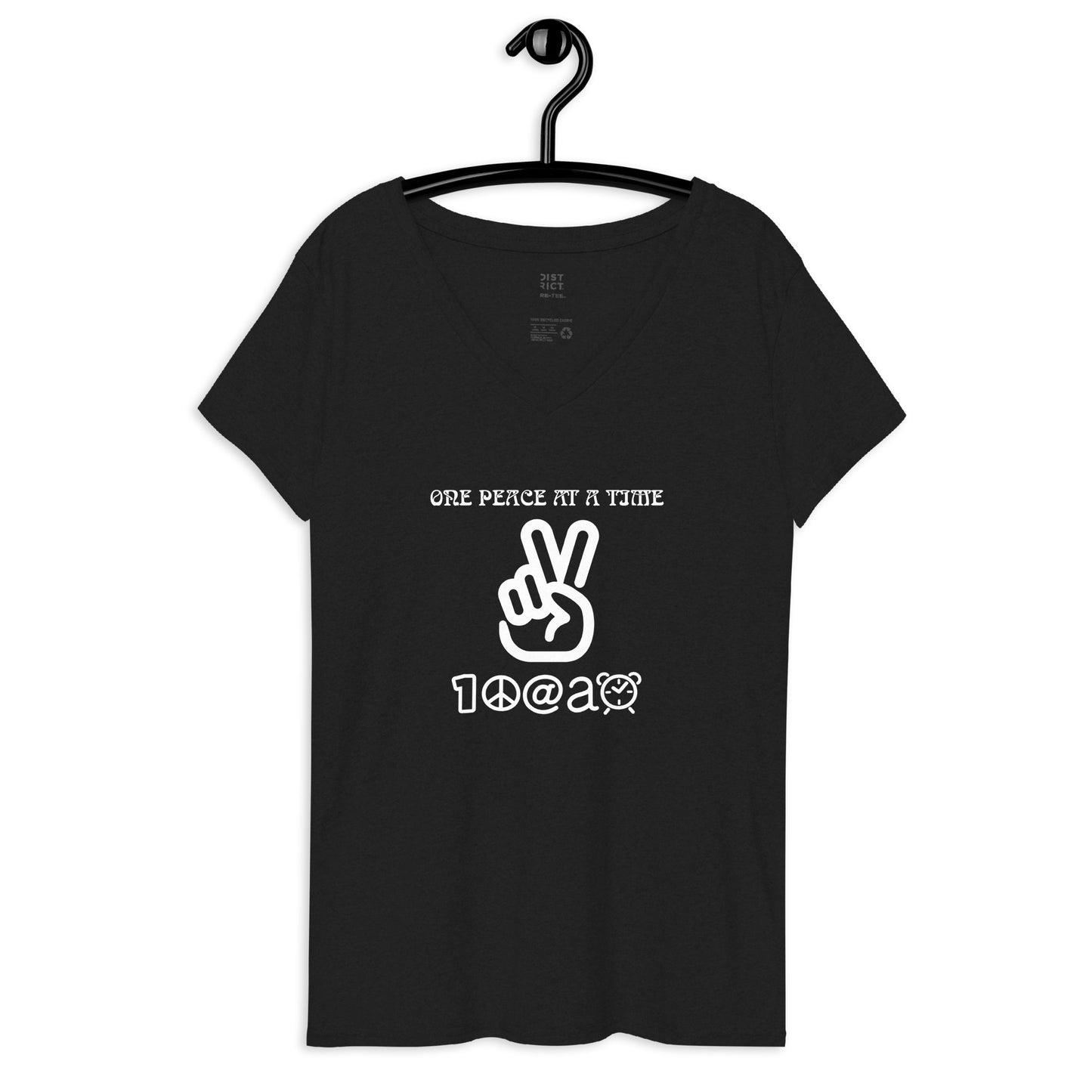 Women’s recycled v-neck t-shirt