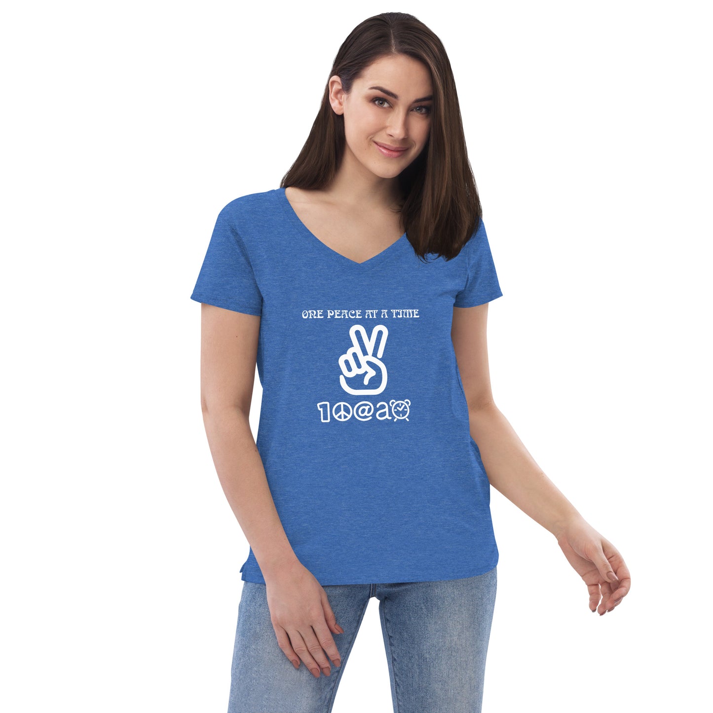 Women’s recycled v-neck t-shirt