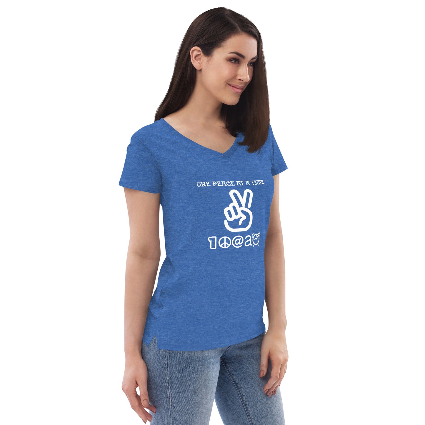 Women’s recycled v-neck t-shirt