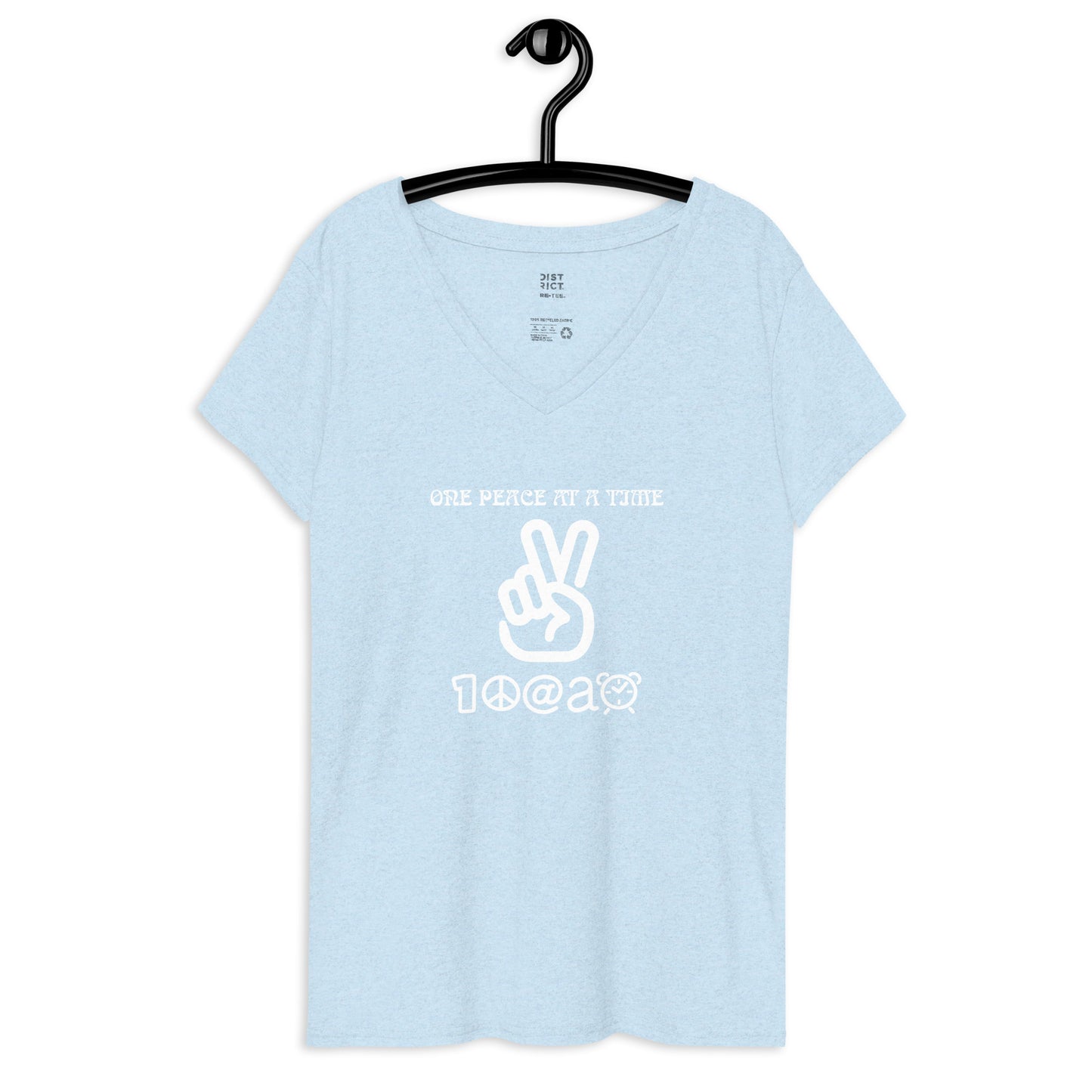 Women’s recycled v-neck t-shirt