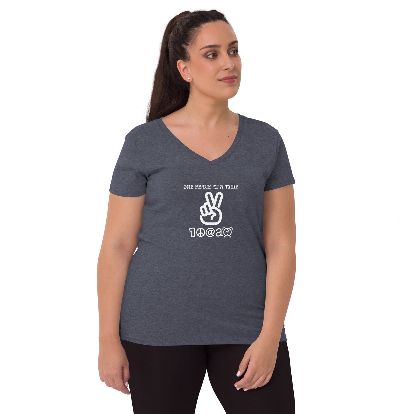 Women’s recycled v-neck t-shirt