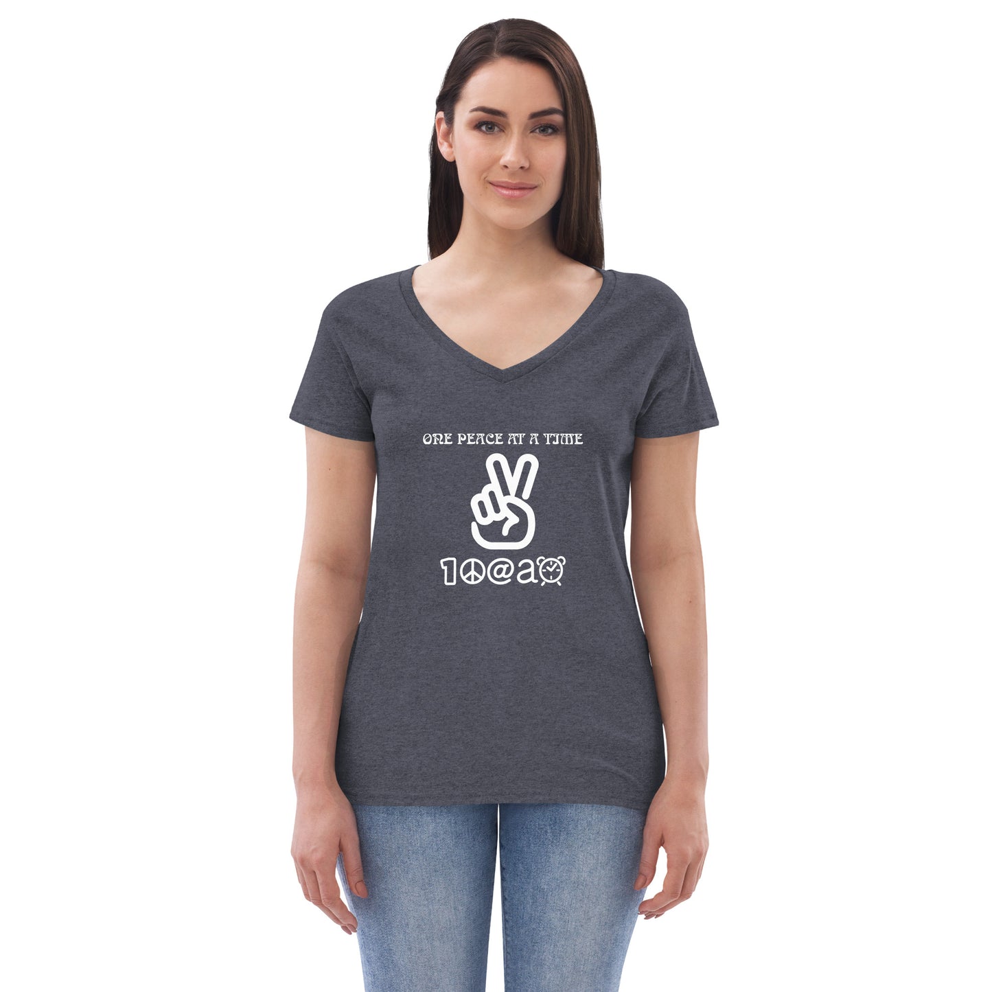 Women’s recycled v-neck t-shirt