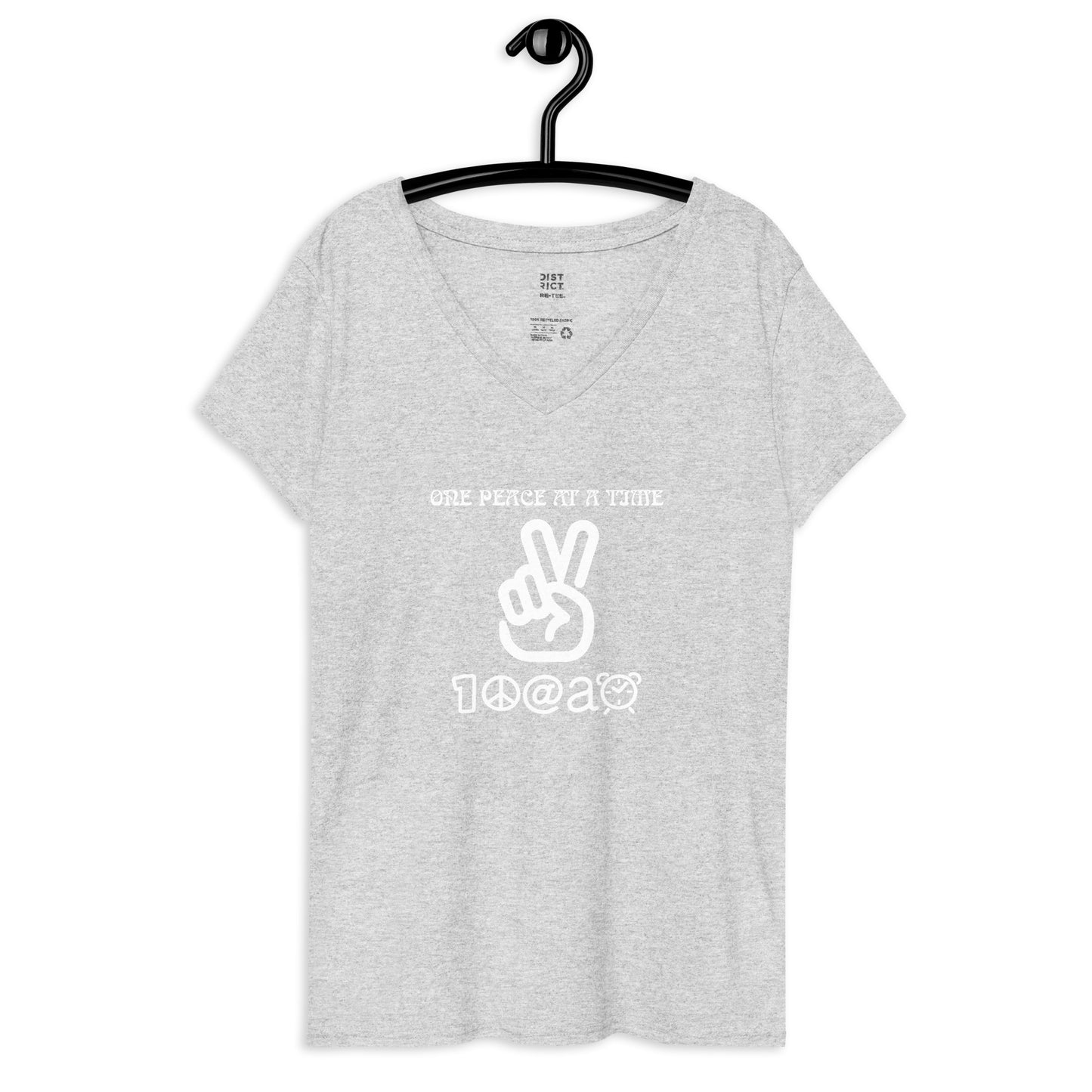 Women’s recycled v-neck t-shirt