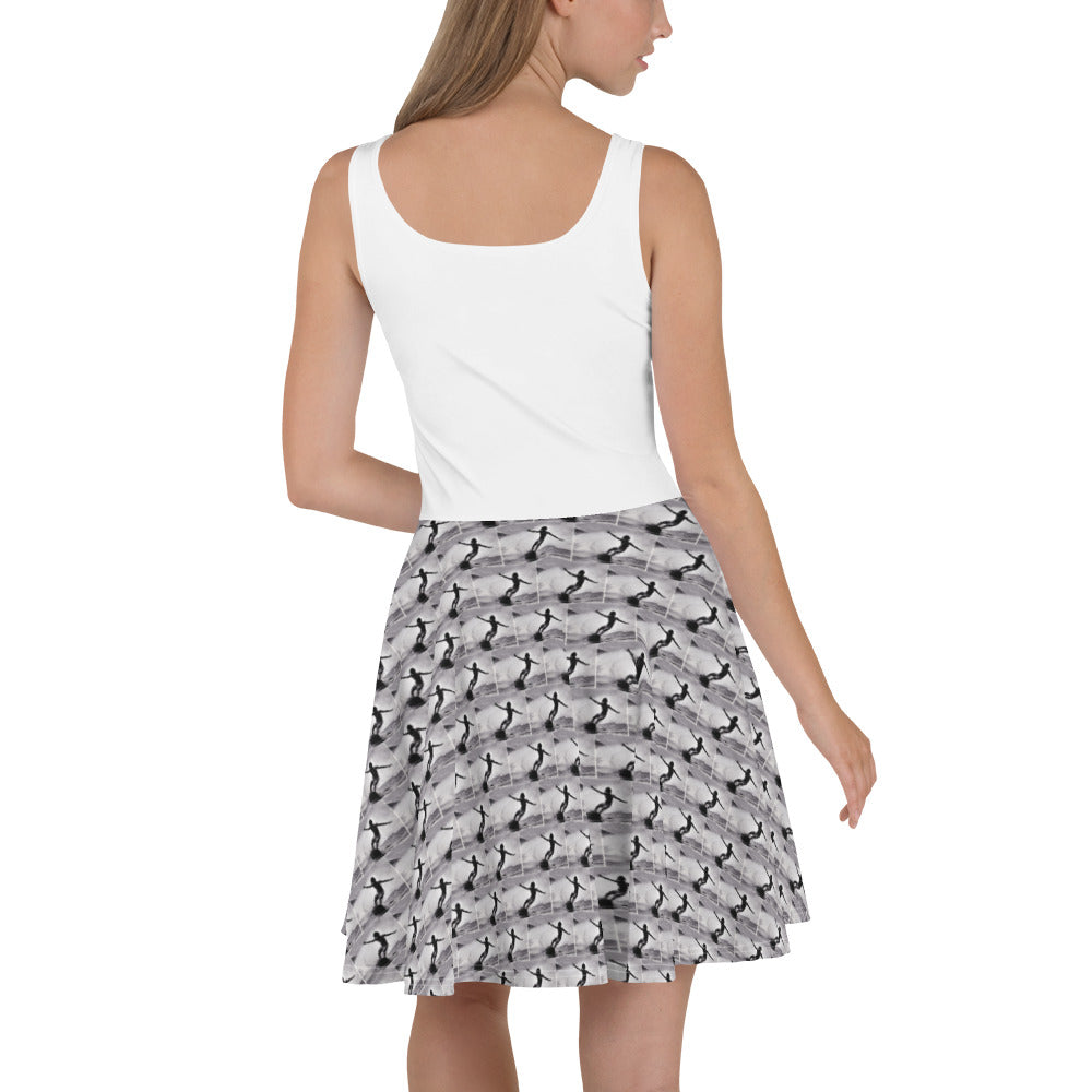 Skater Dress #clearblue