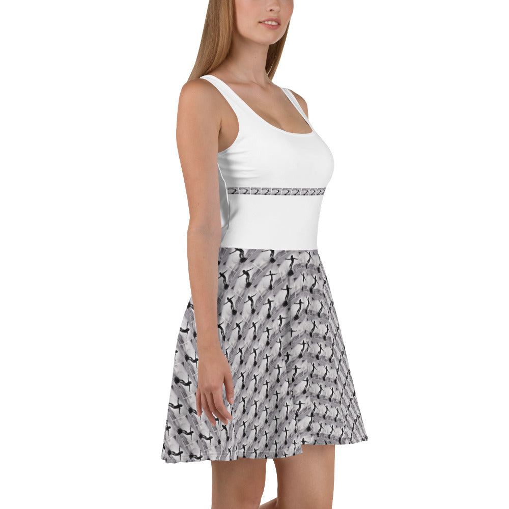 Skater Dress #clearblue
