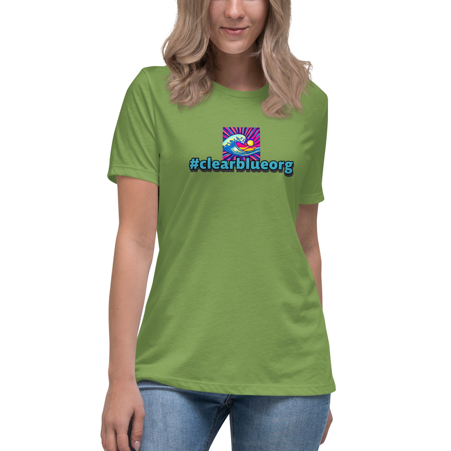 Women's Relaxed T-Shirt #clearblue