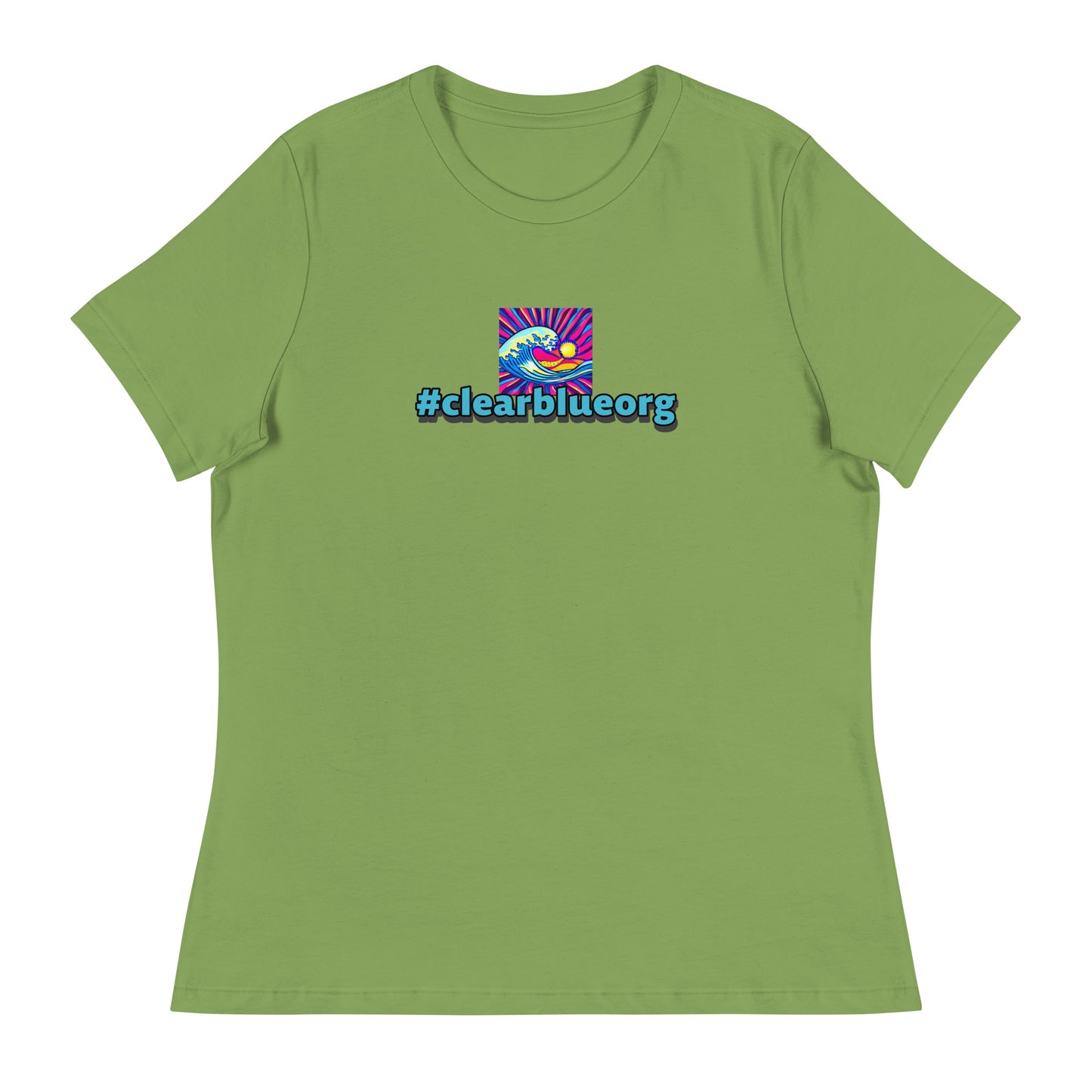 Women's Relaxed T-Shirt #clearblue