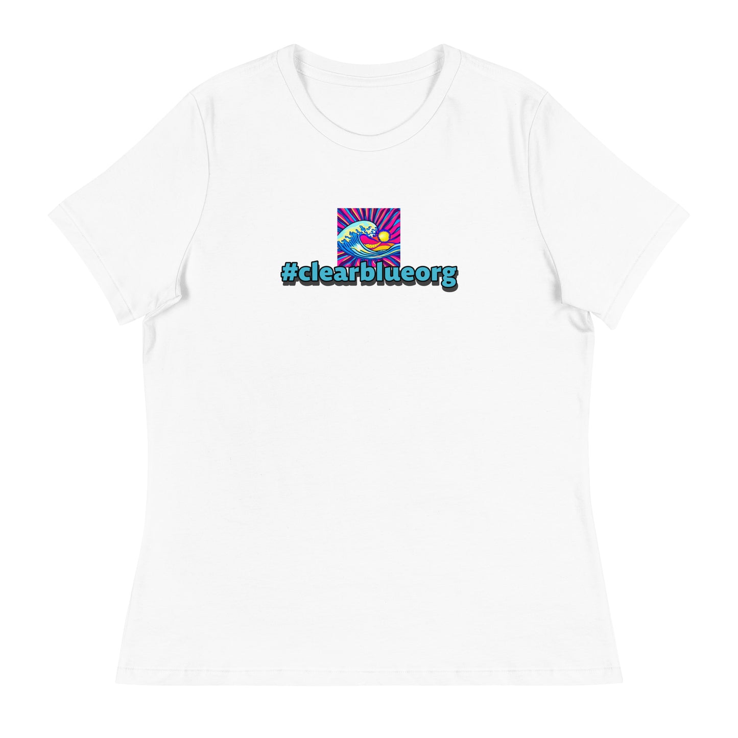 Women's Relaxed T-Shirt #clearblue