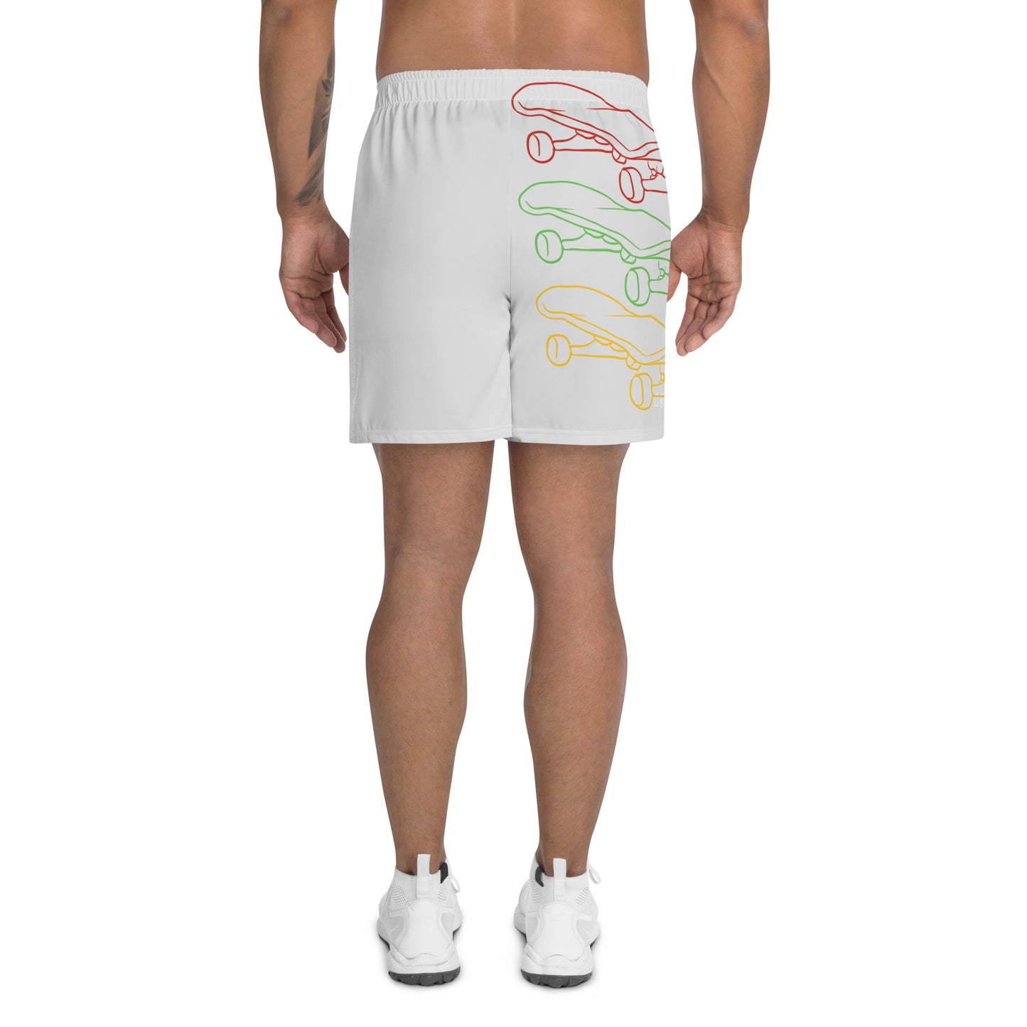 Men's Recycled Athletic Shorts "SKATE/Peace"