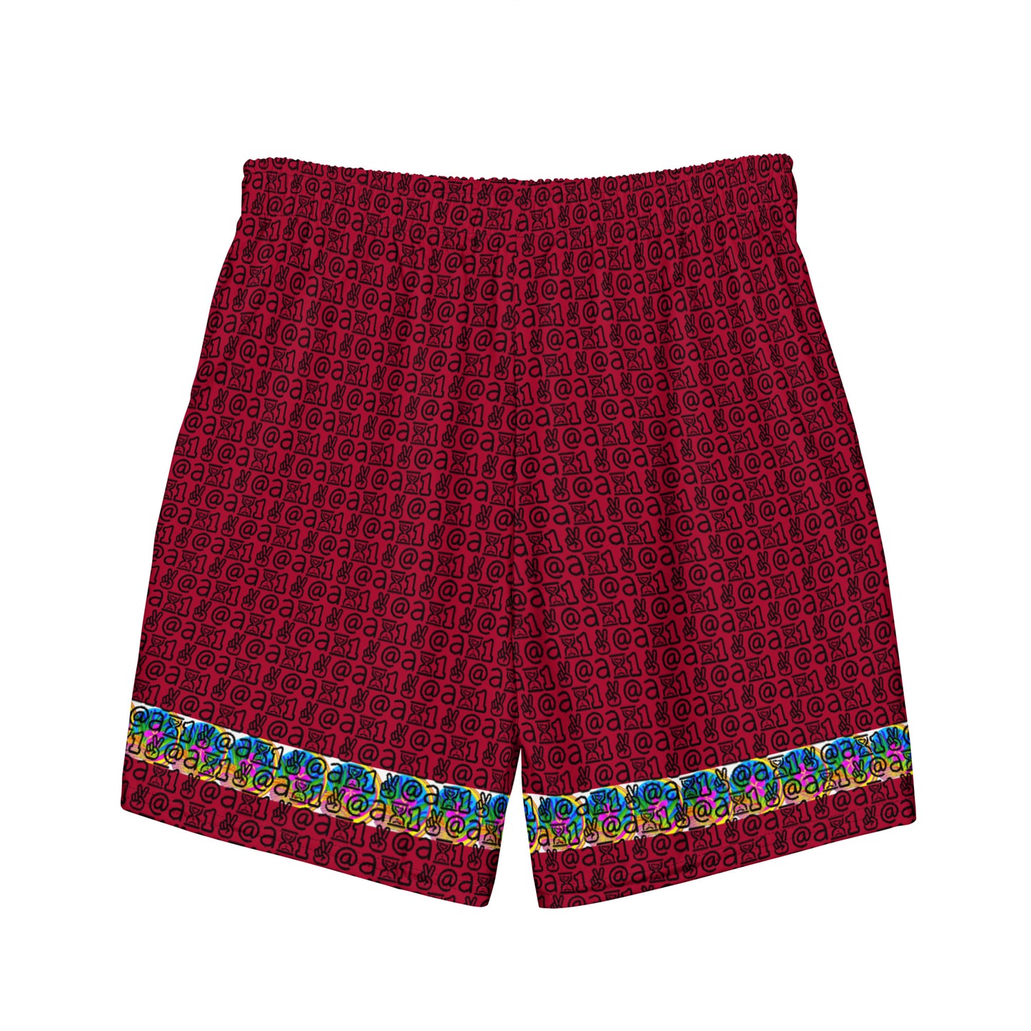 Men's swim trunks "Red Tide"