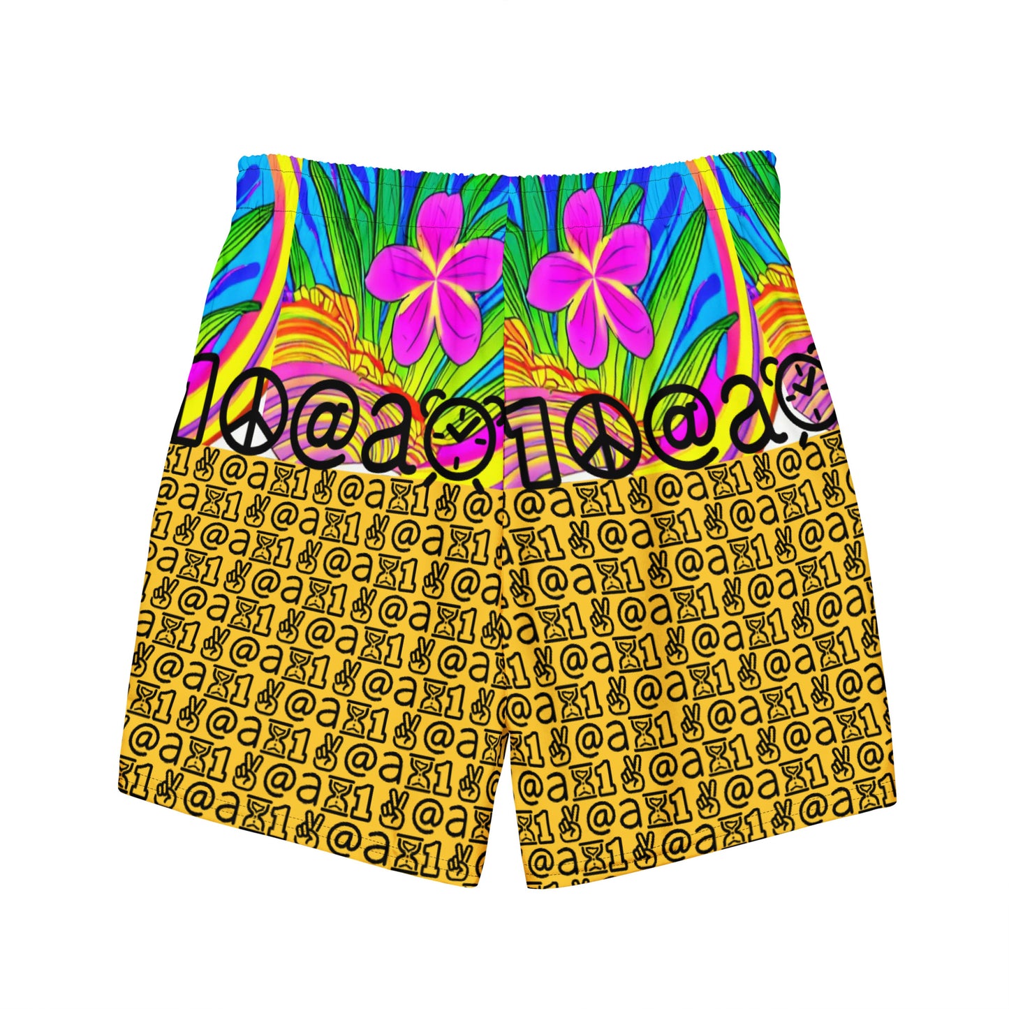 Men's swim trunks "Yellow Mood"