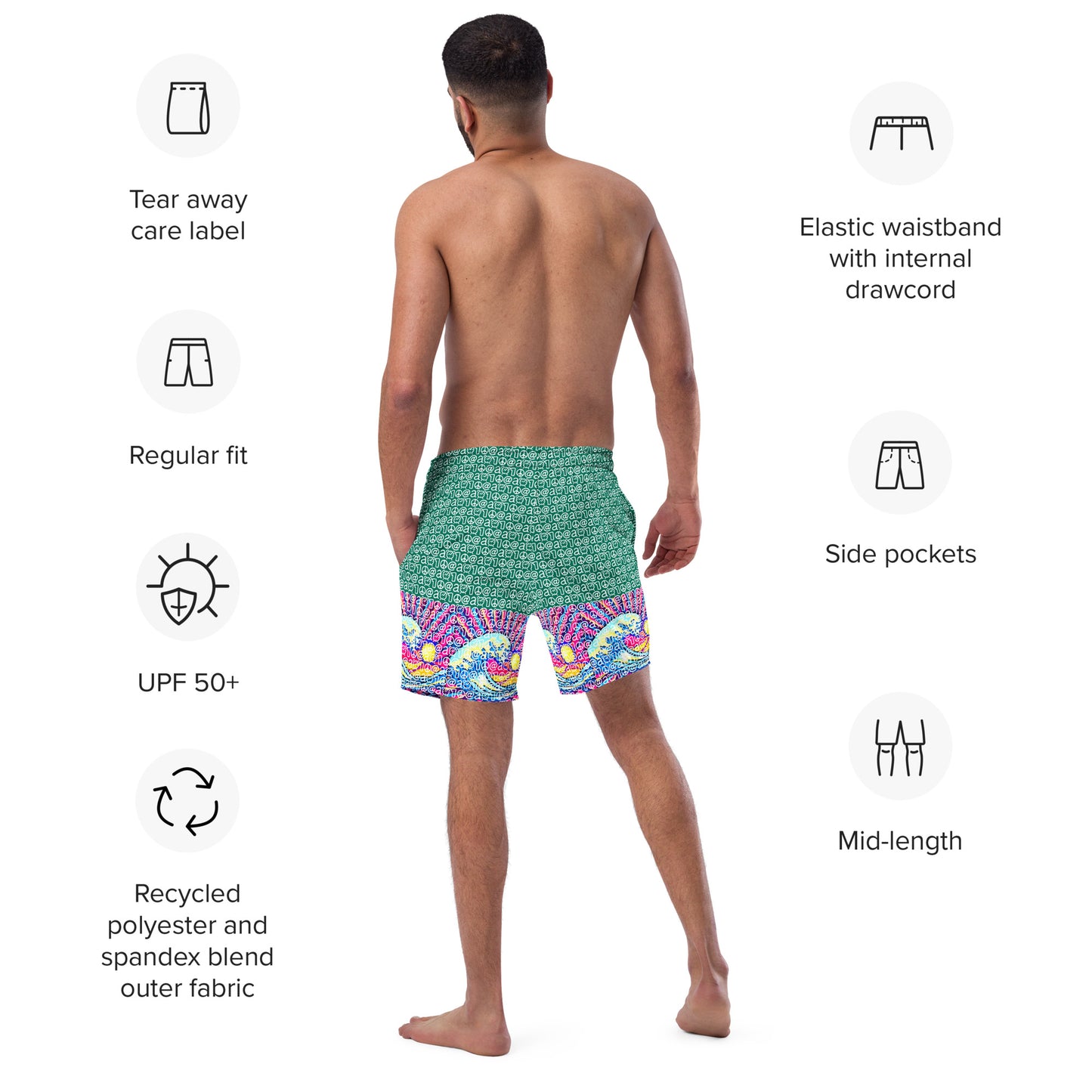 Men's swim trunks "Fuji Umi"