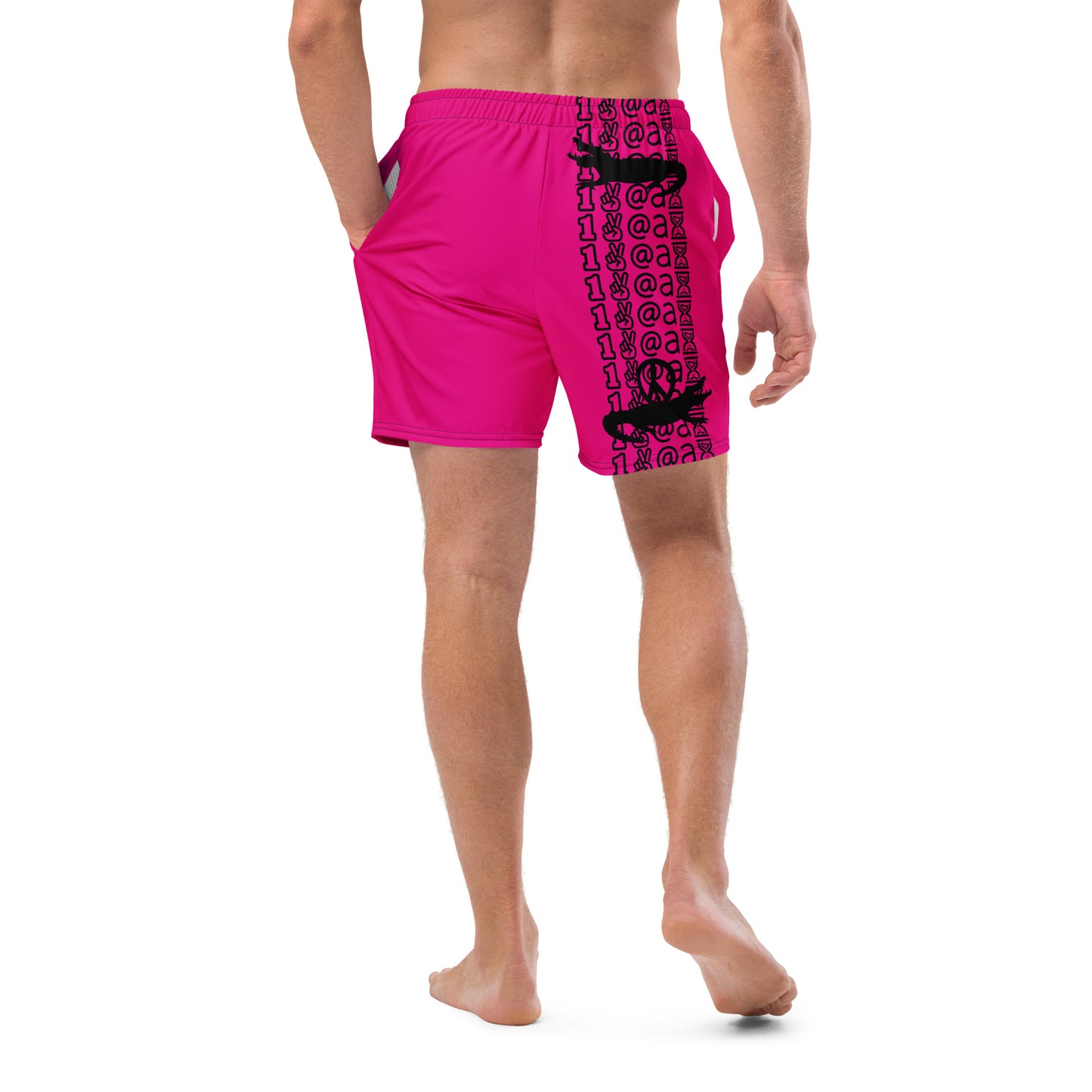 Men's swim trunks "Salty Sea Croc"