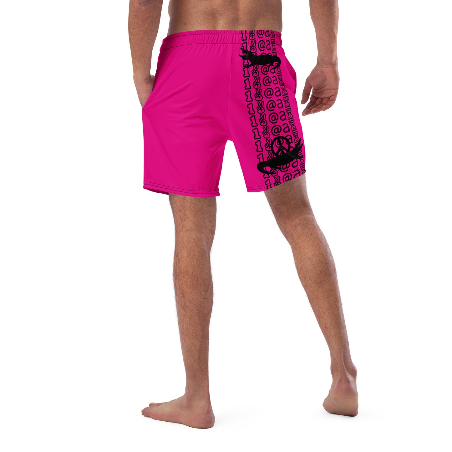 Men's swim trunks "Salty Sea Croc"