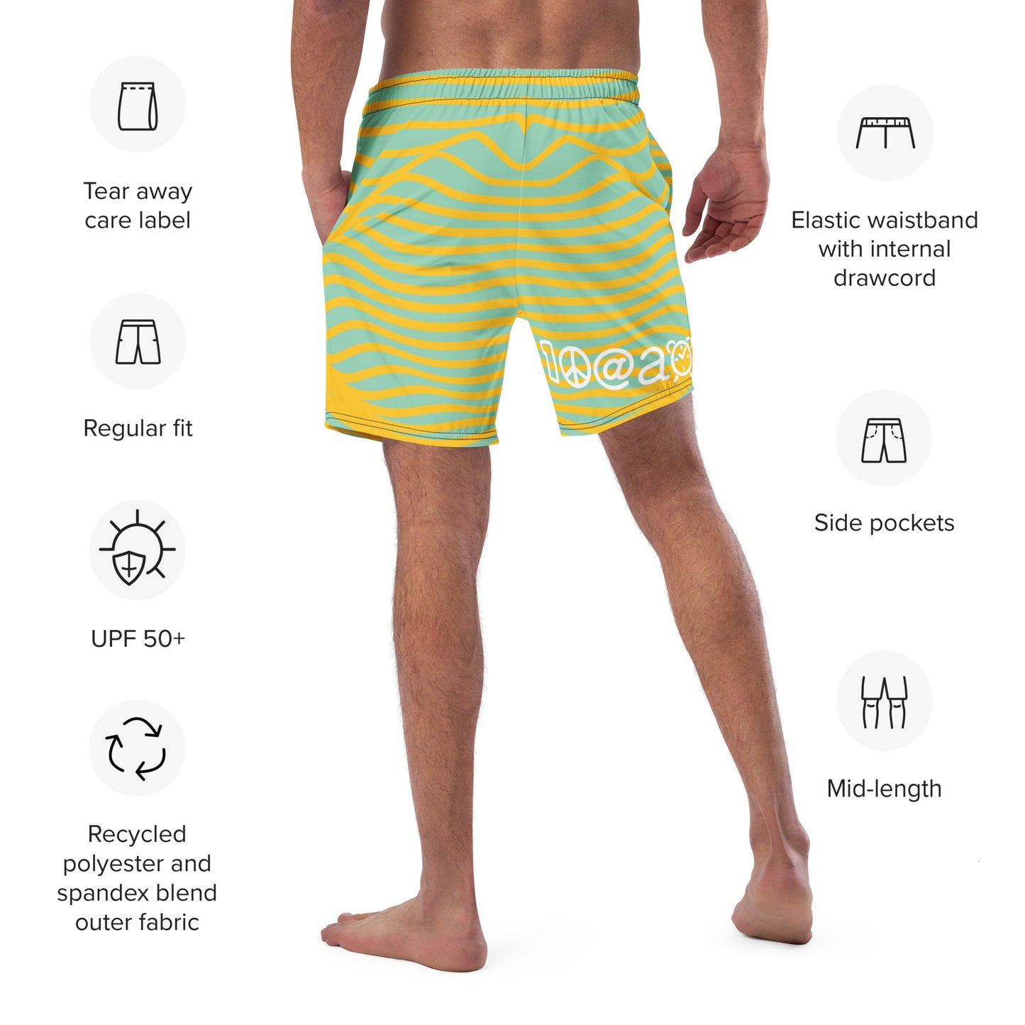 Men's swim trunks "Sunrise Session"