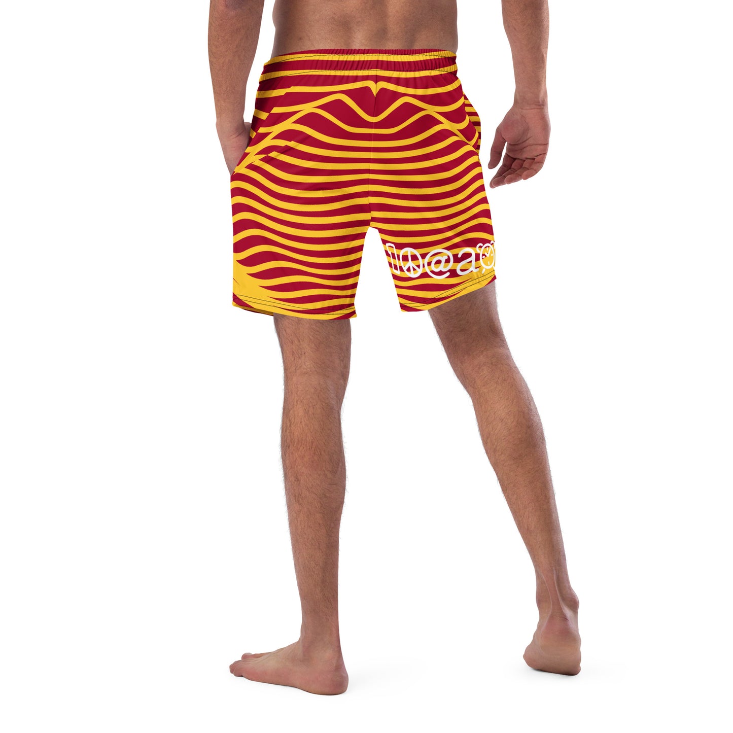 Men's swim trunks "Lava Waves"