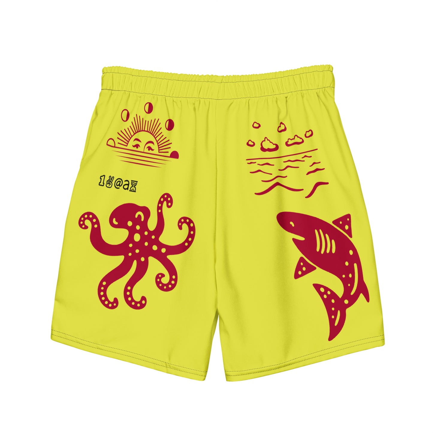 Men's swim trunks "Tattoo Red"