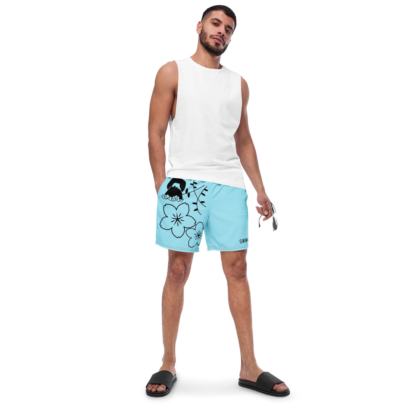 Men's swim trunks "Fuji Umi Blue"