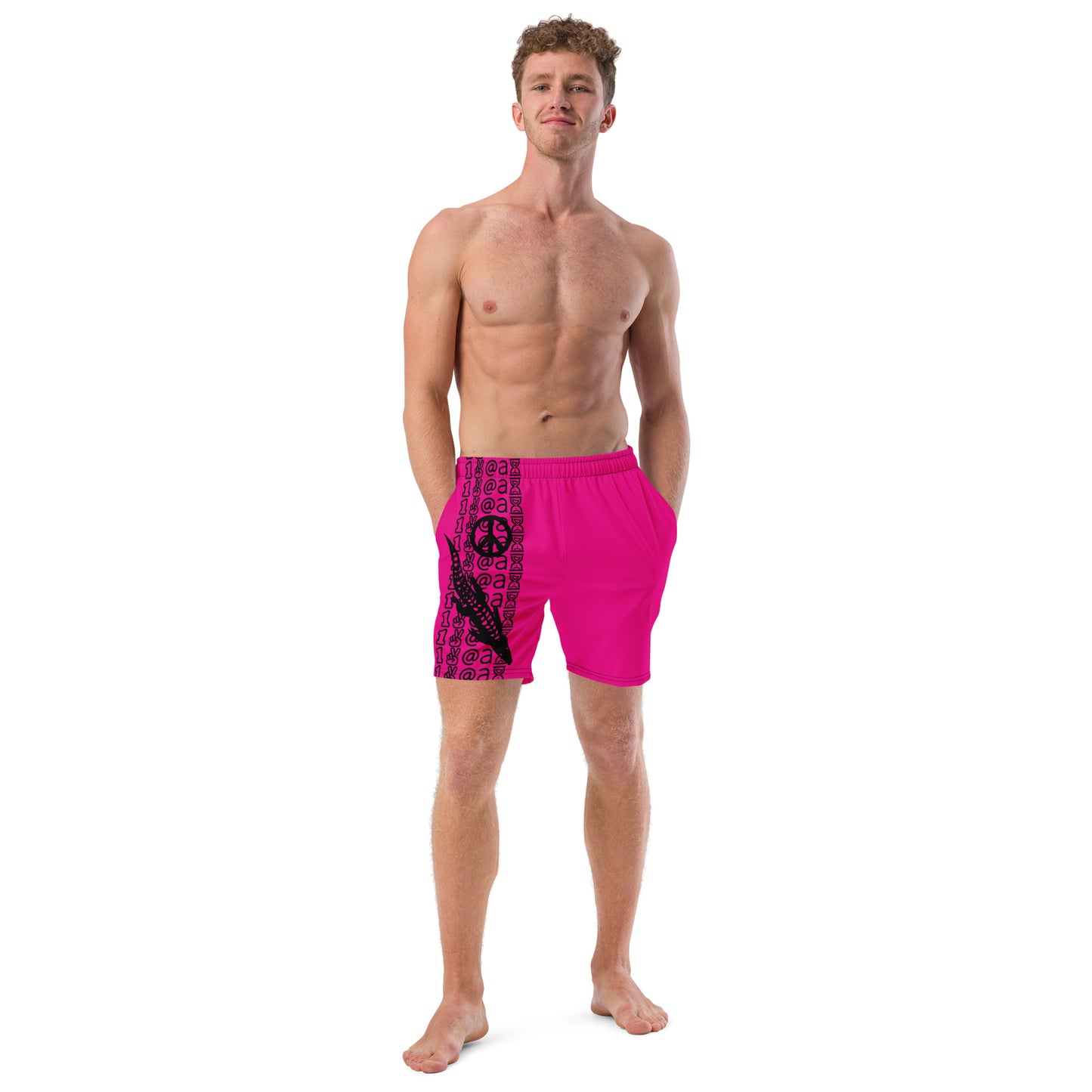 Men's swim trunks "Salty Sea Croc"