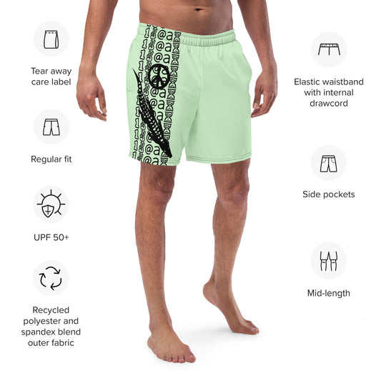 Men's swim trunks "Salty Crocs"