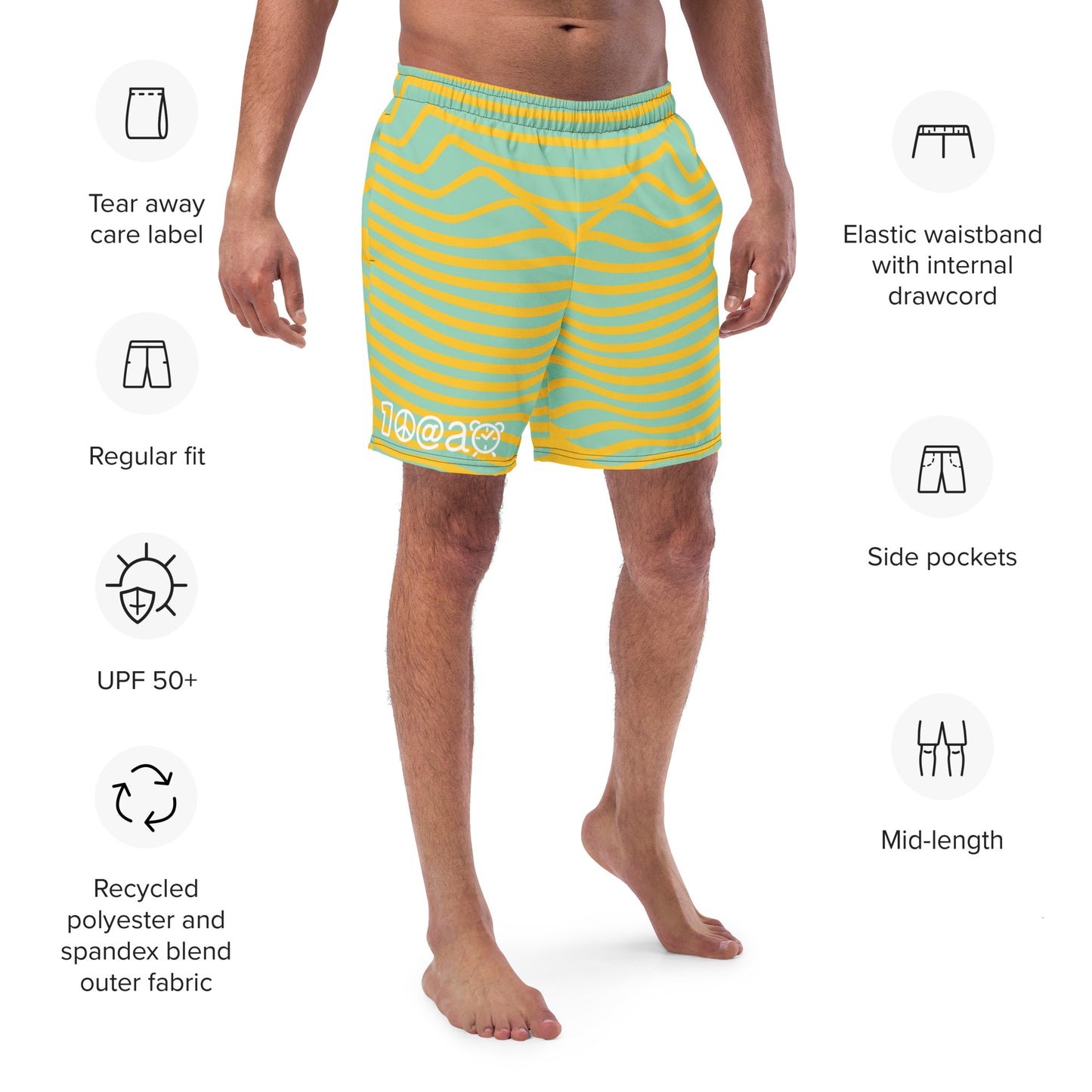 Men's swim trunks "Sunrise Session"