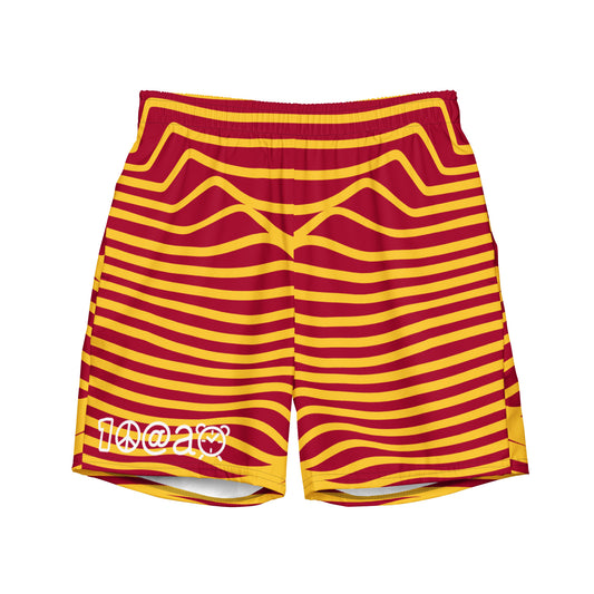 Men's swim trunks "Lava Waves"