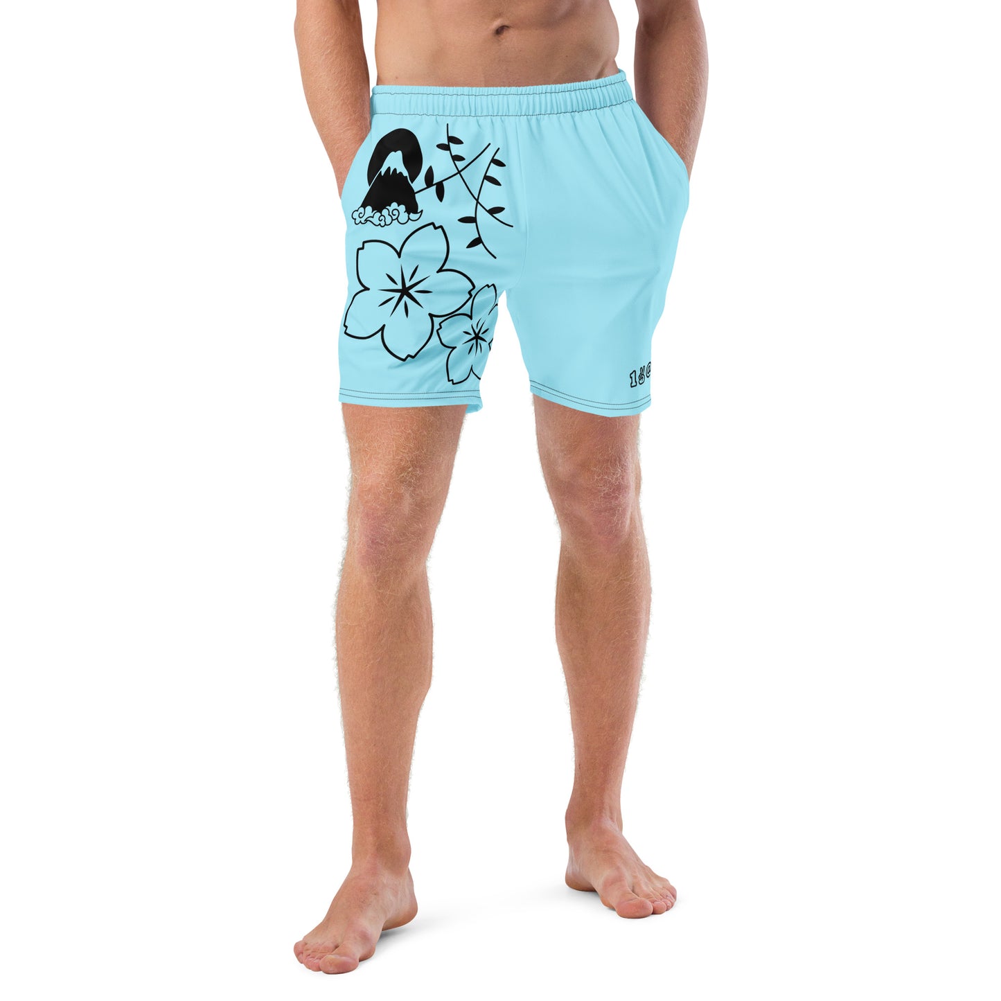 Men's swim trunks "Fuji Umi Blue"