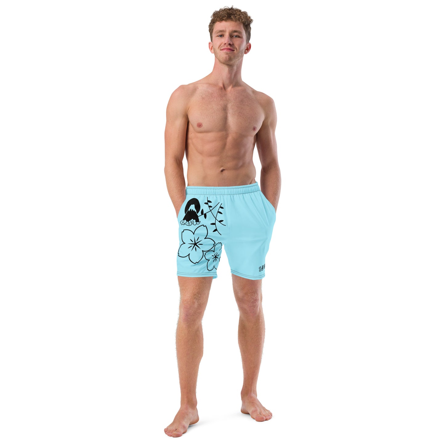 Men's swim trunks "Fuji Umi Blue"