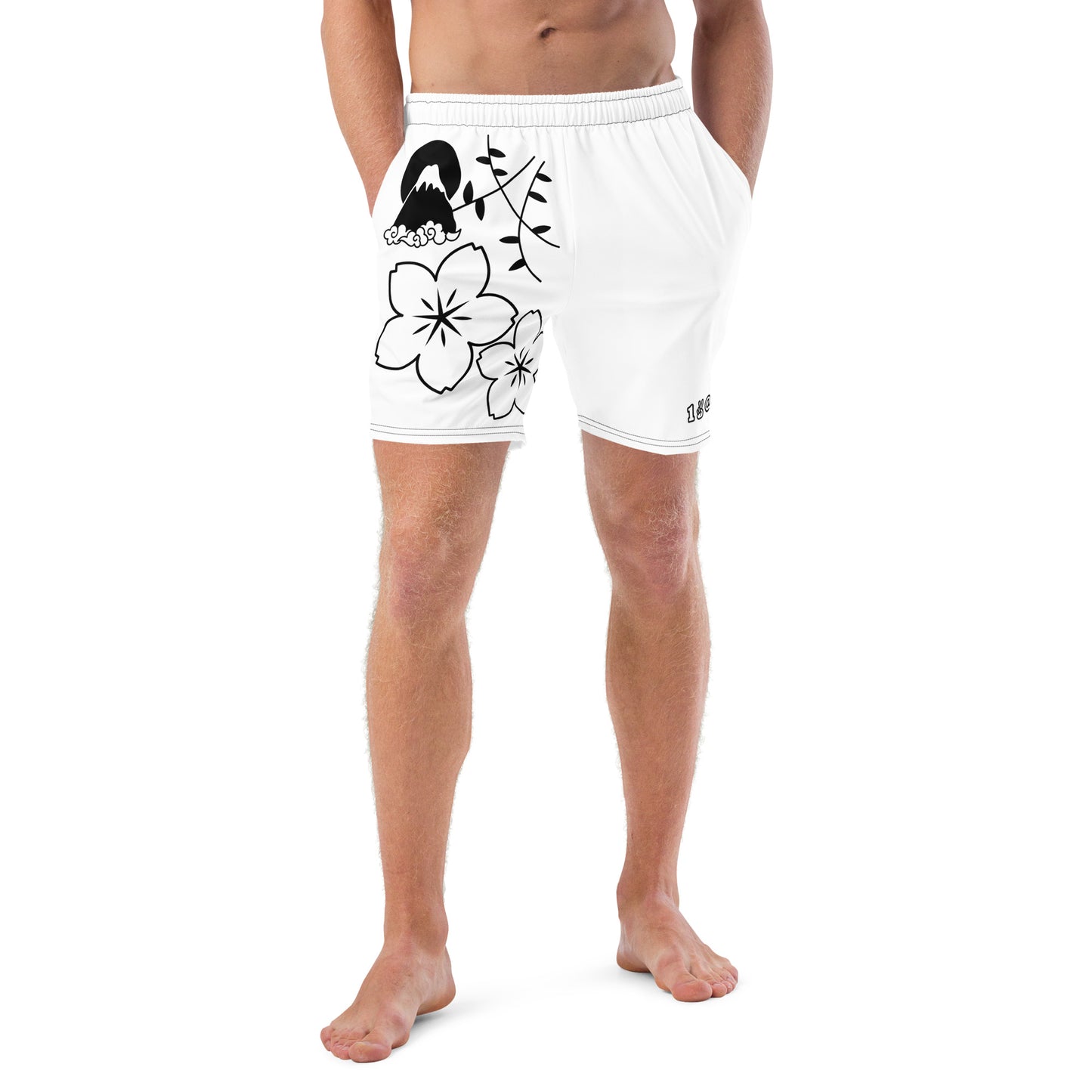 Men's swim trunks "Fuji Umi White"