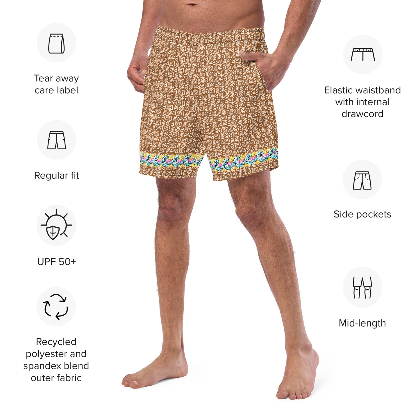 Men's swim trunks "Sandy Bottom"