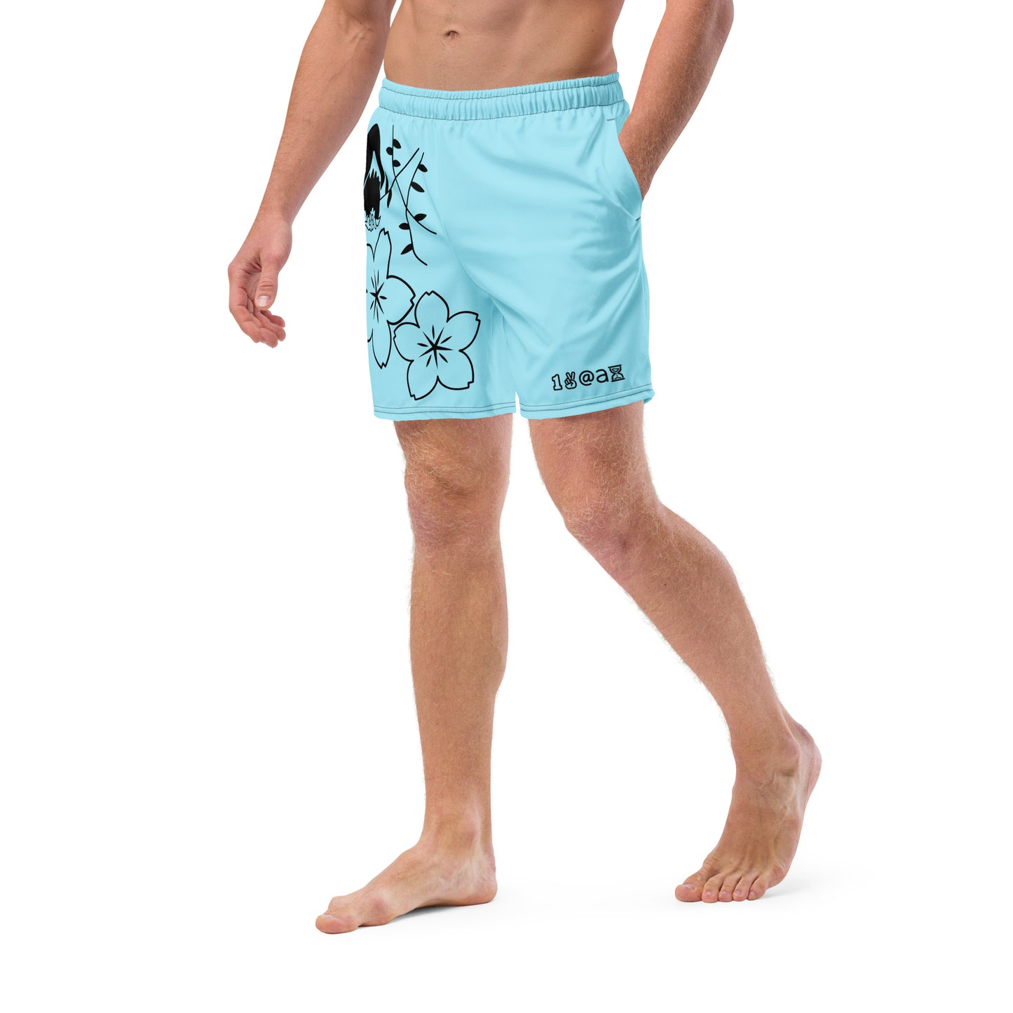 Men's swim trunks "Fuji Umi Blue"