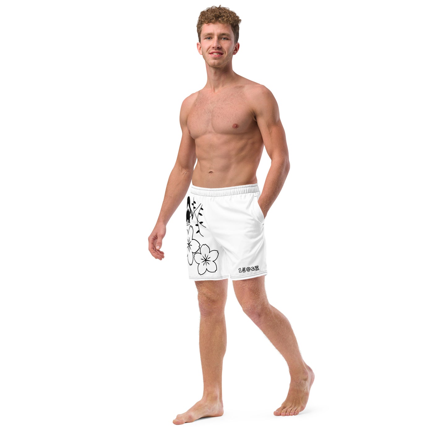 Men's swim trunks "Fuji Umi White"