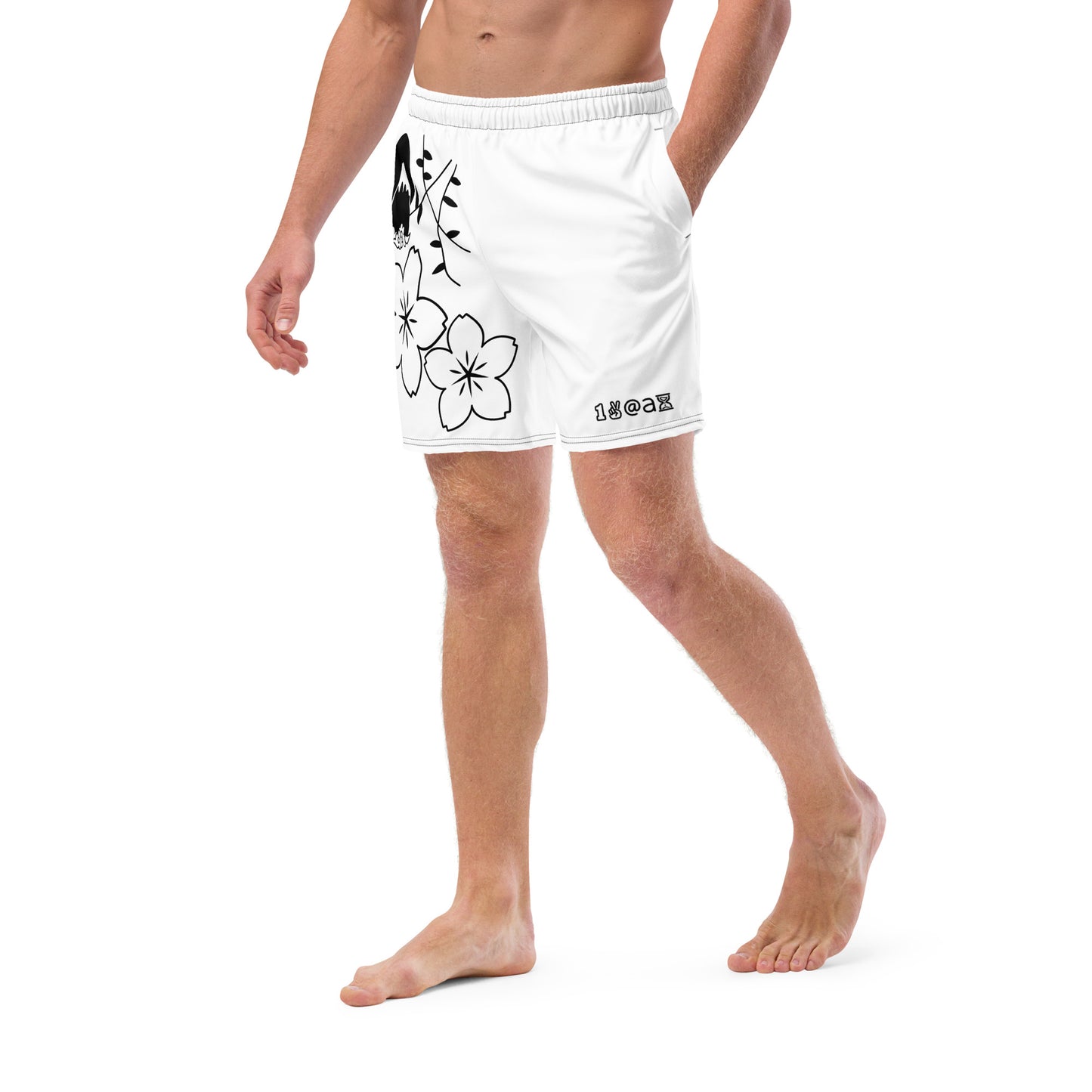 Men's swim trunks "Fuji Umi White"